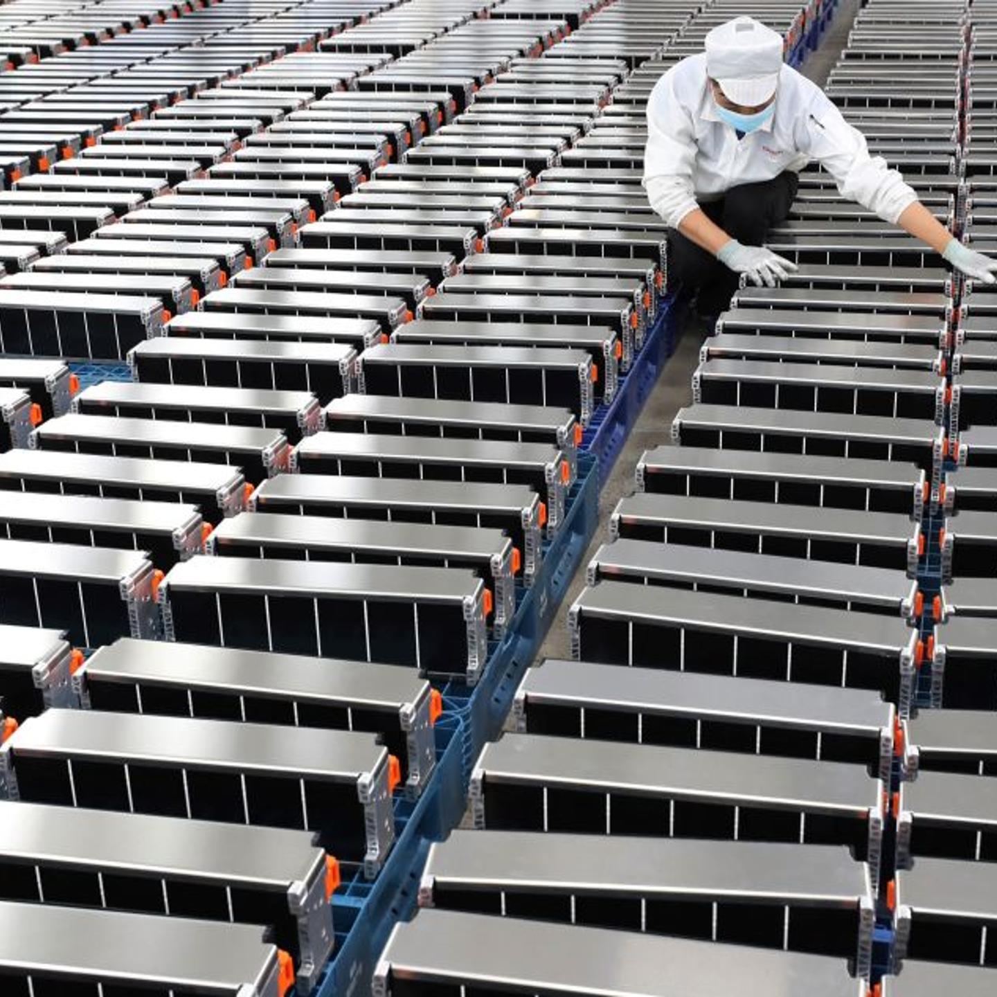 Most EVs today use lithium-ion batteries (pictured here), but some companies are trying to develop new solid-state technology to boost performance.