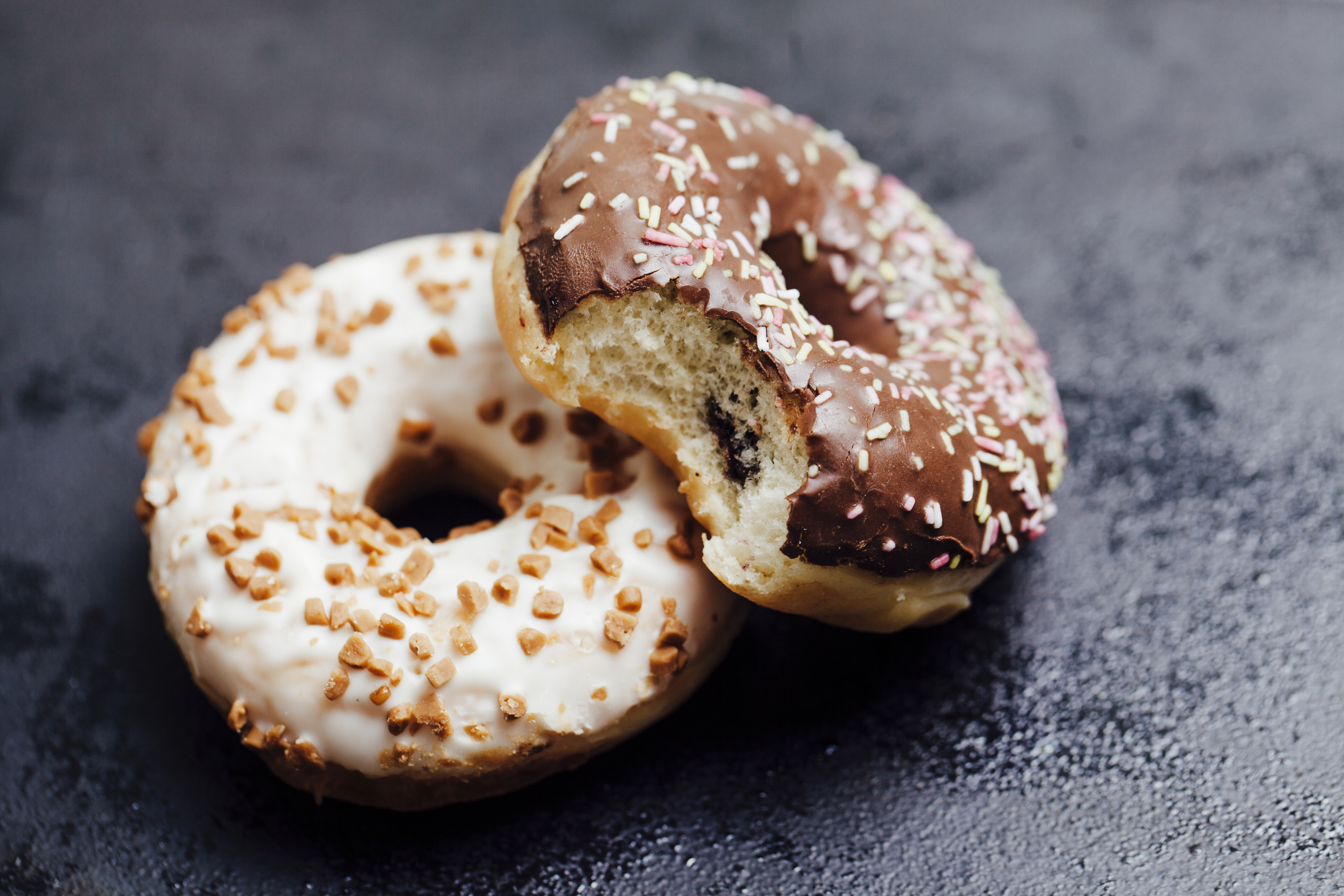 tasty colorful donuts