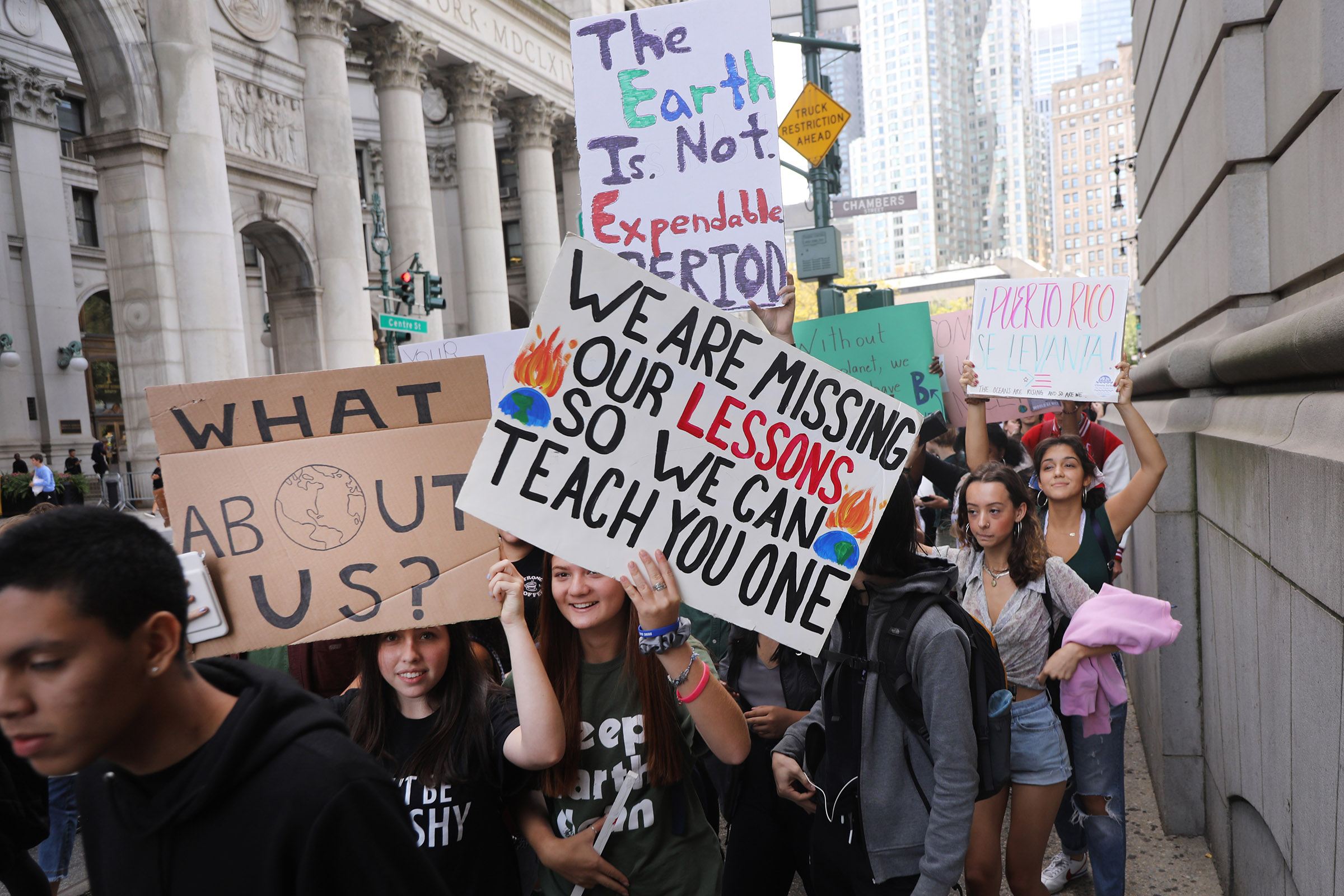 Thousands Of Americans Across The Country Participate In Global Climate Strike