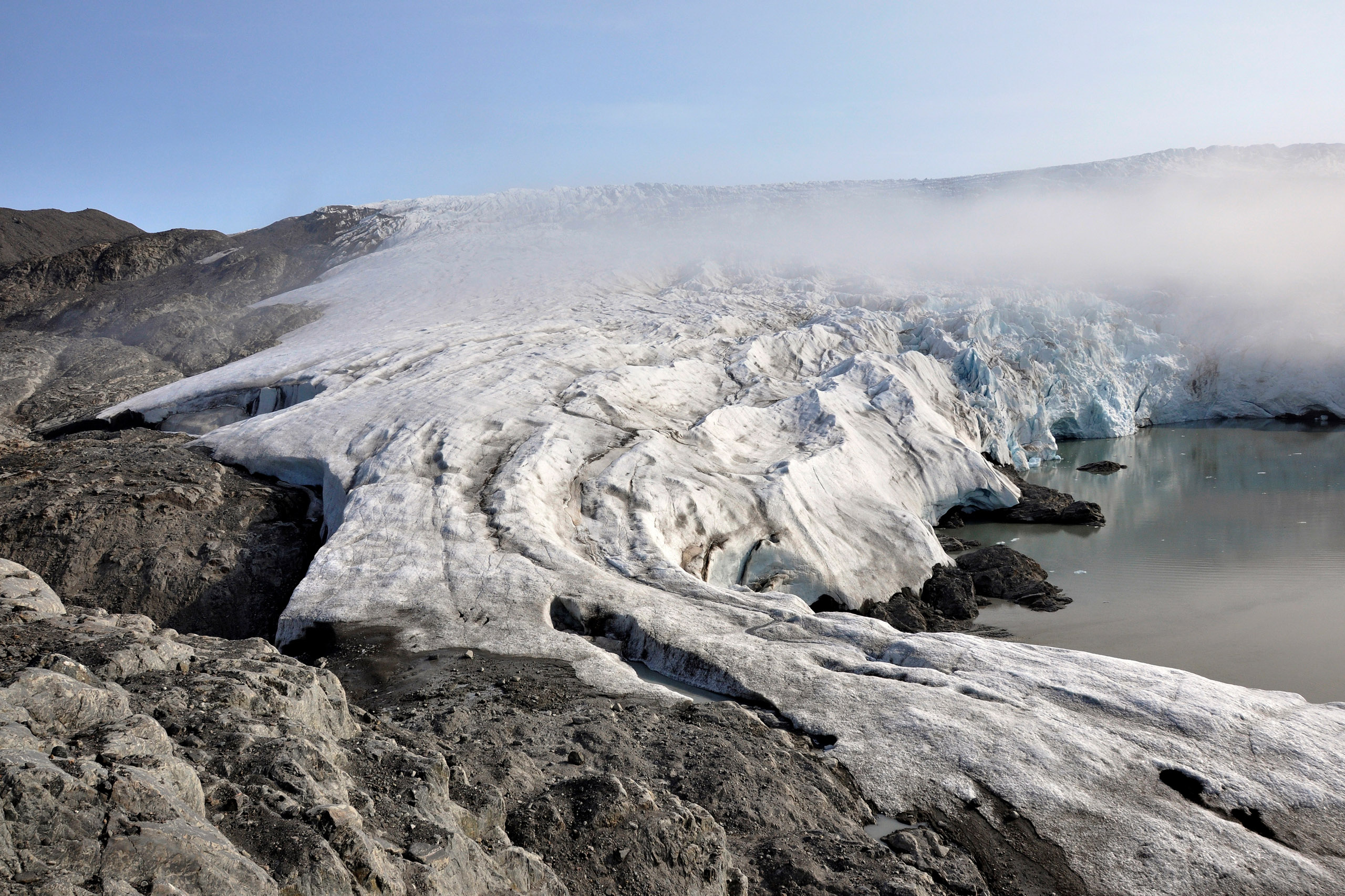 Norway. Svalbard Islands. Spitsbergen Island. Glacier