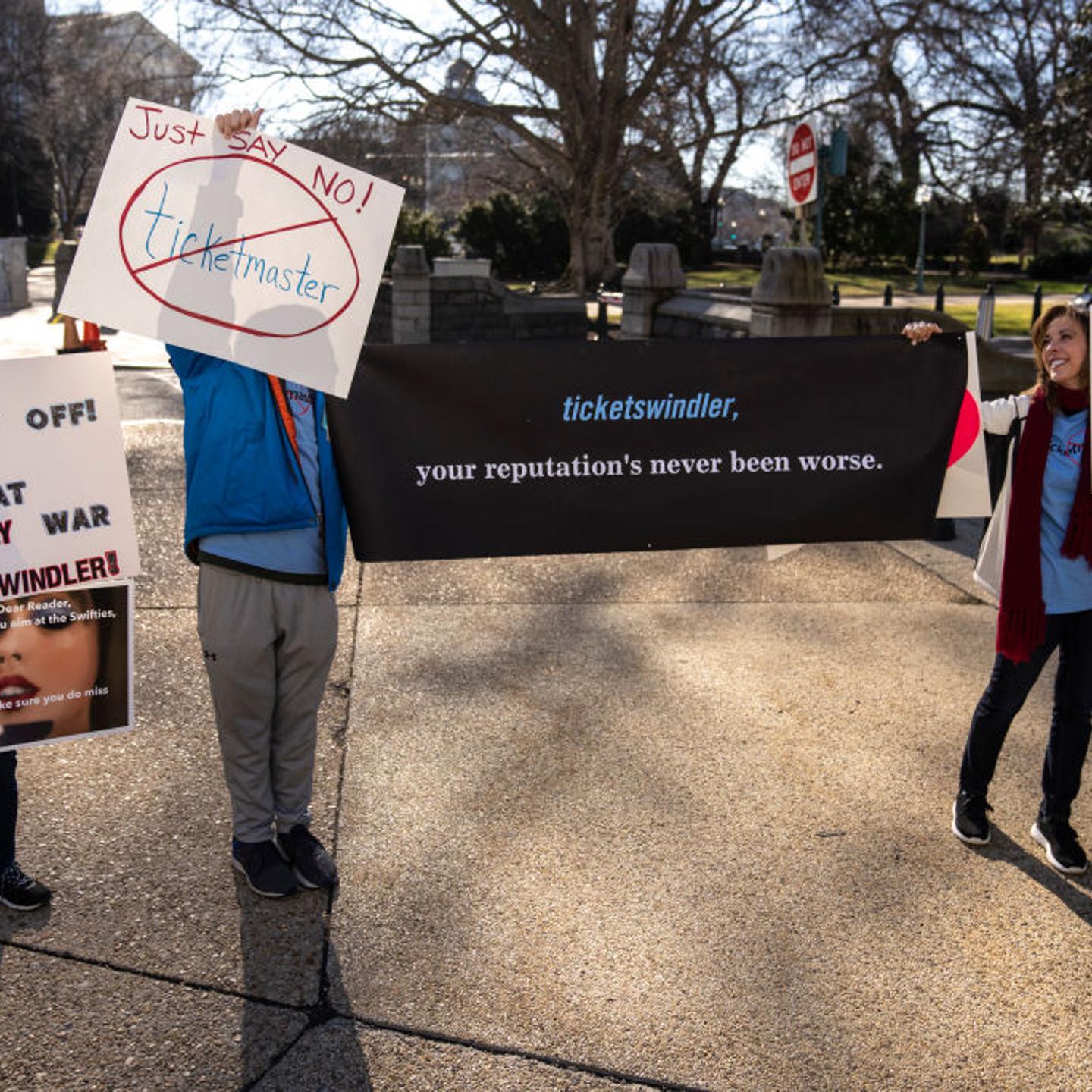 Taylor Swift Fans Demonstrate Outside U.S. Capitol As Ticket Industry Executives Testify To Congress