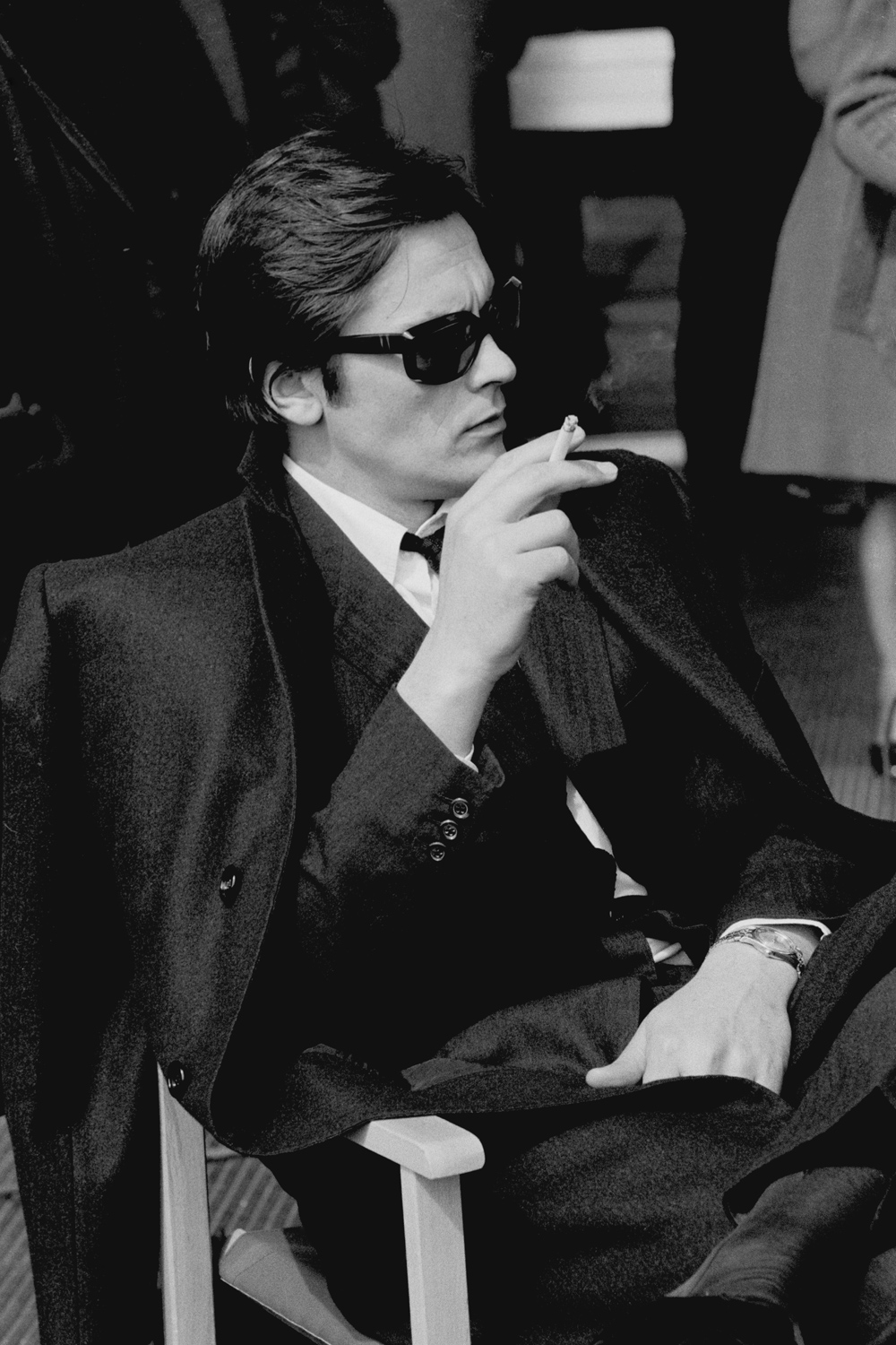 The French actor Alain Delon appears while making 'The Sicilian Clan' in Rome in 1969.
