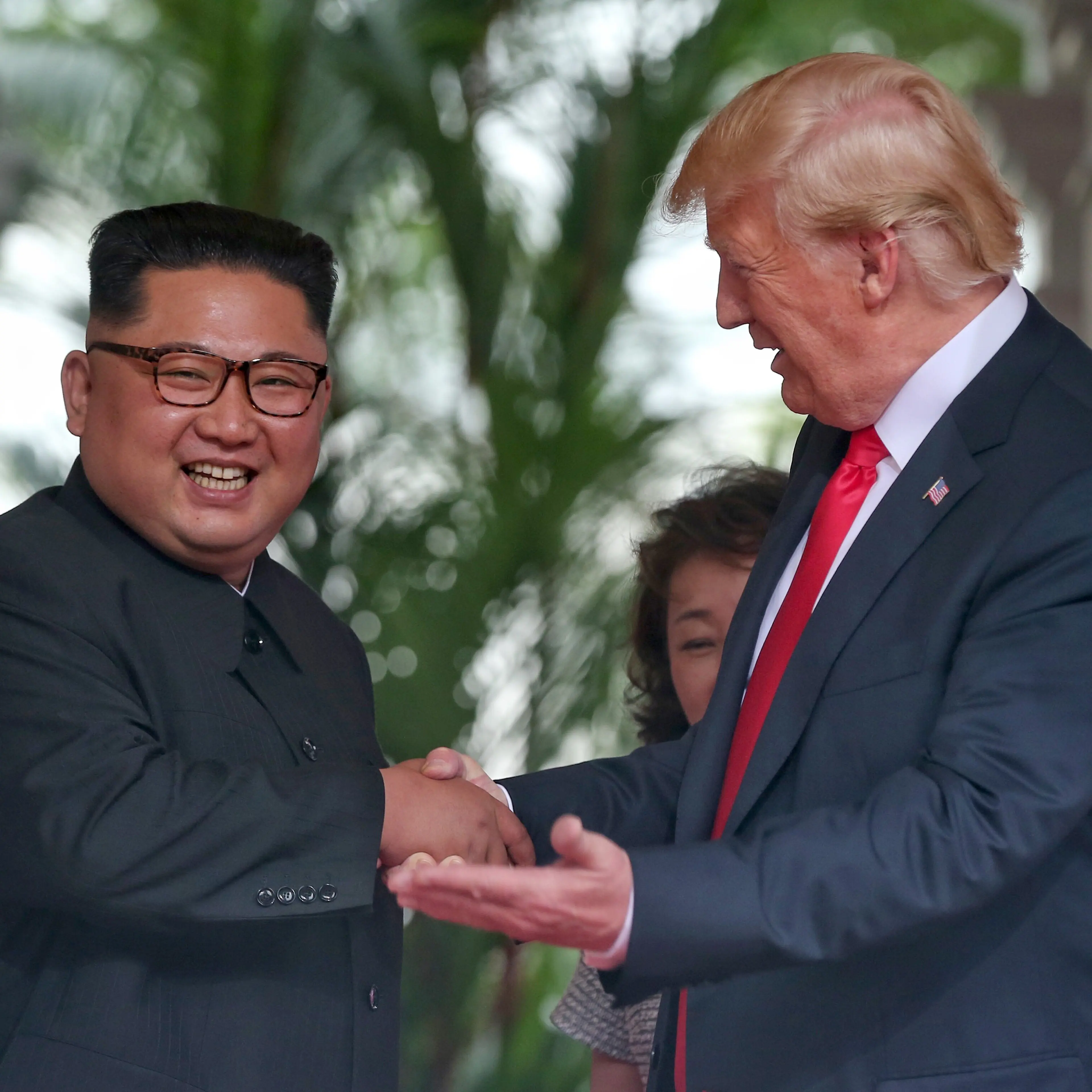 U.S. President Trump Meets North Korean Leader Kim Jong-un During Landmark Summit In Singapore