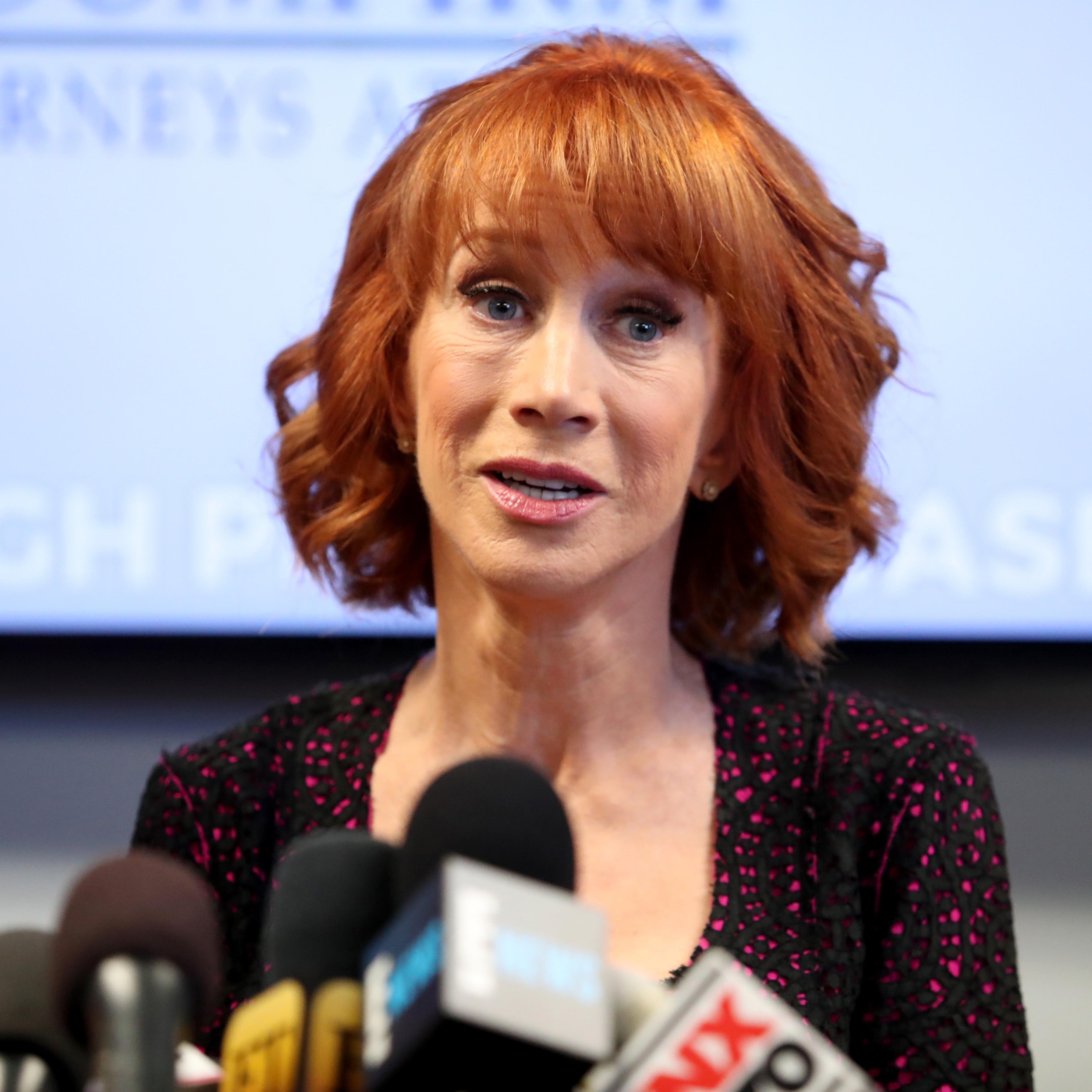 Kathy Griffin And Her Attorney Lisa Bloom Hold Press Conference