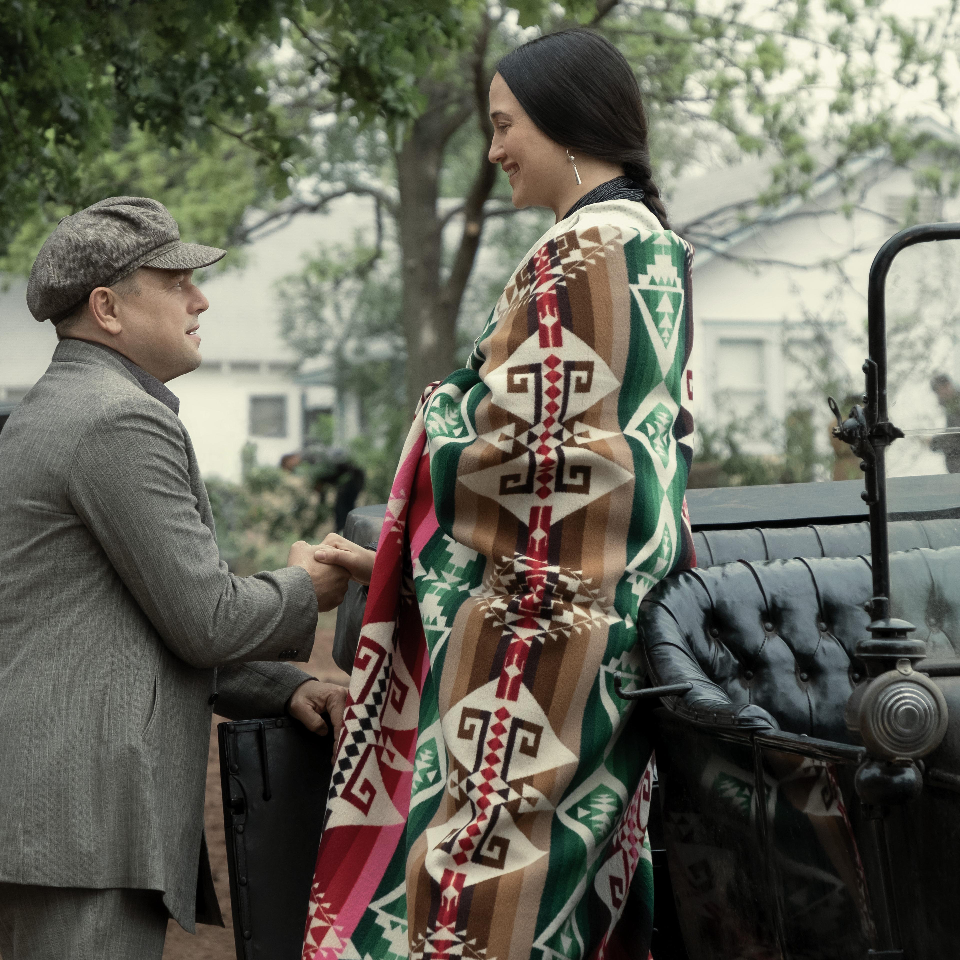 Leonardo DiCaprio and Lily Gladstone in 'Killers of the Flower Moon'