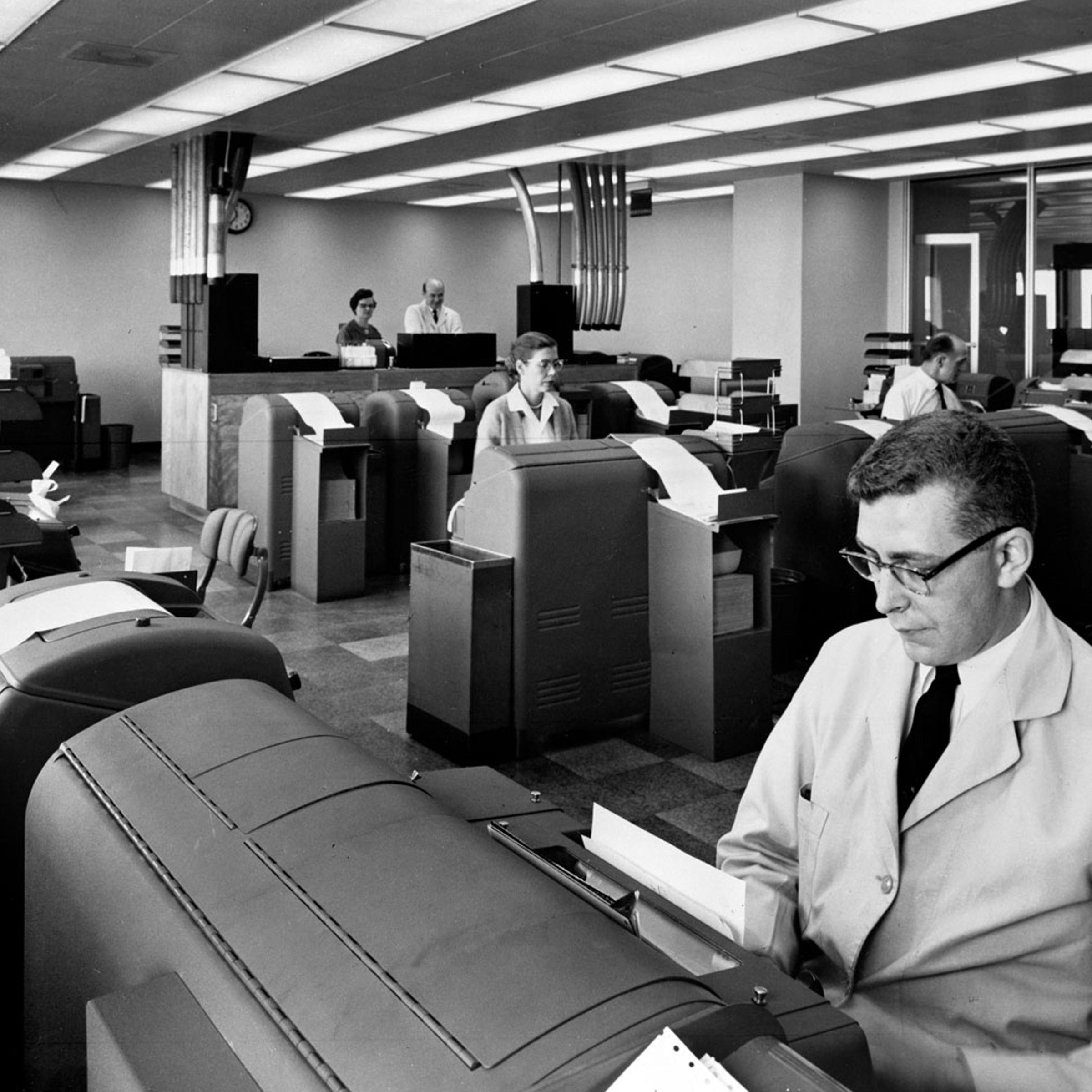 Before email, dispatches from an international network of stringers and reporters would arrive around the clock to the machines in this room, which were then sent to editors at TIME.