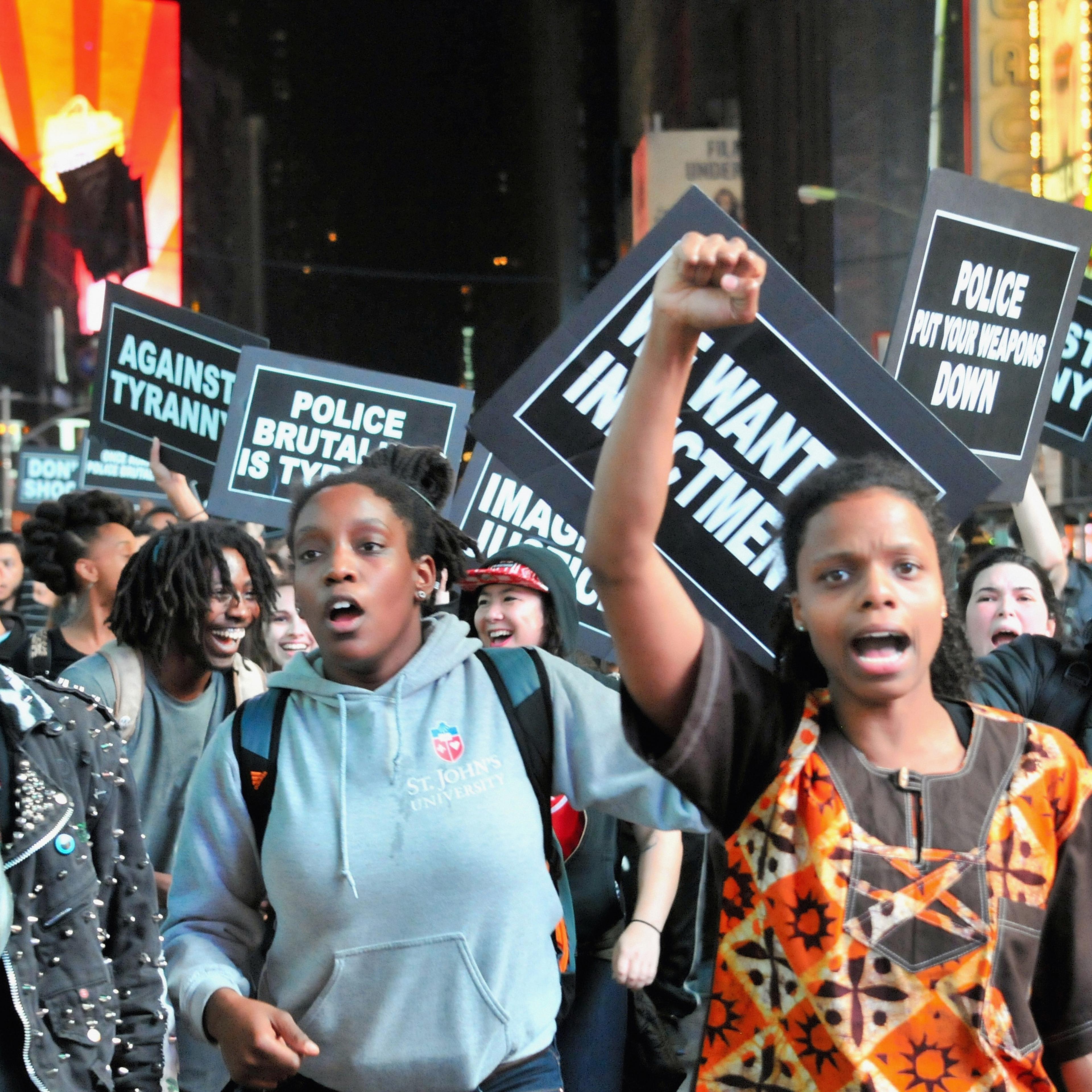 Activists In New York Respond To Ferguson Grand Jury Decision