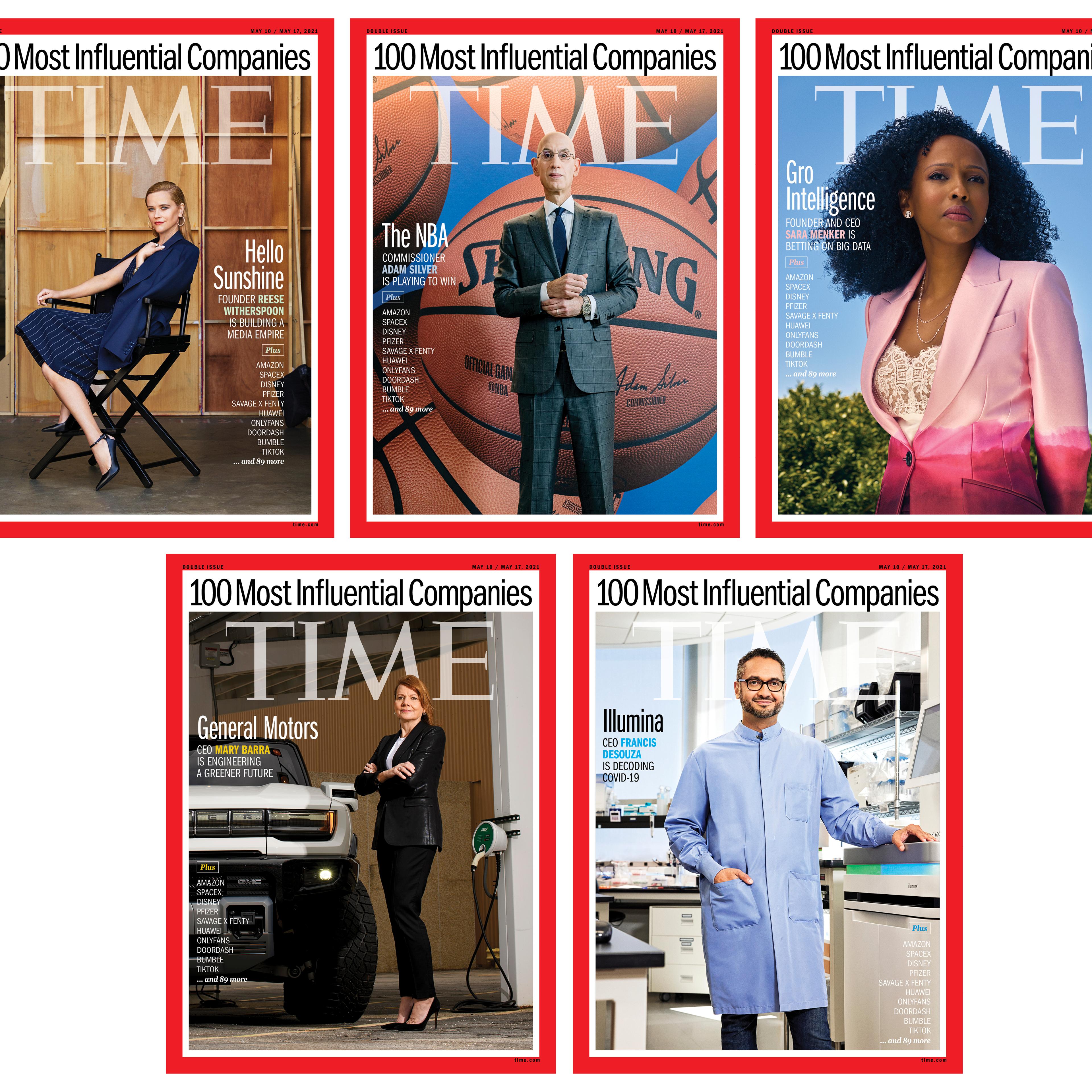 100 Most Influential Companies Time Magazine covers