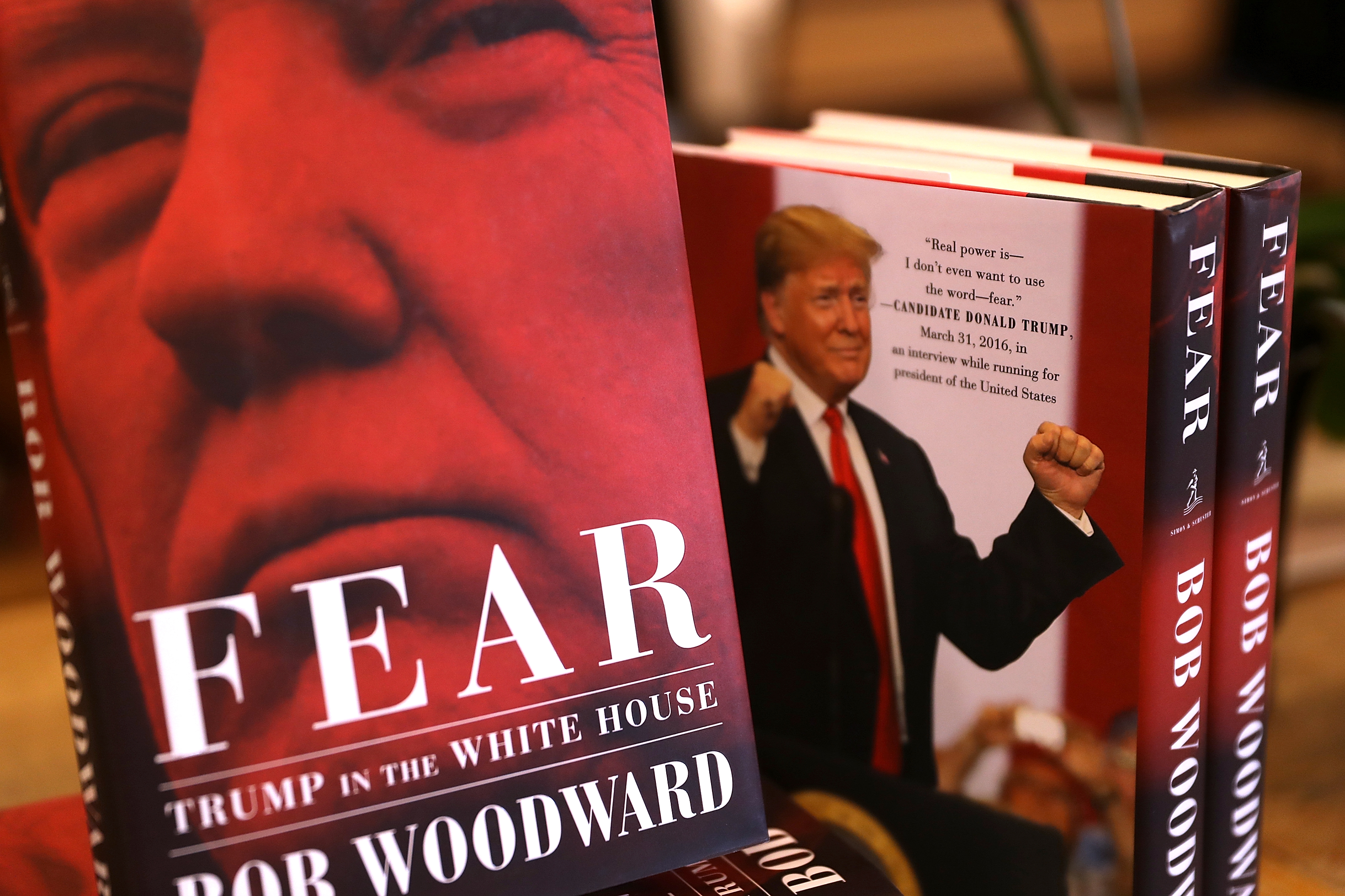 Bob Woodward's Book "Fear" On Trump Administration Hits Store Shelves