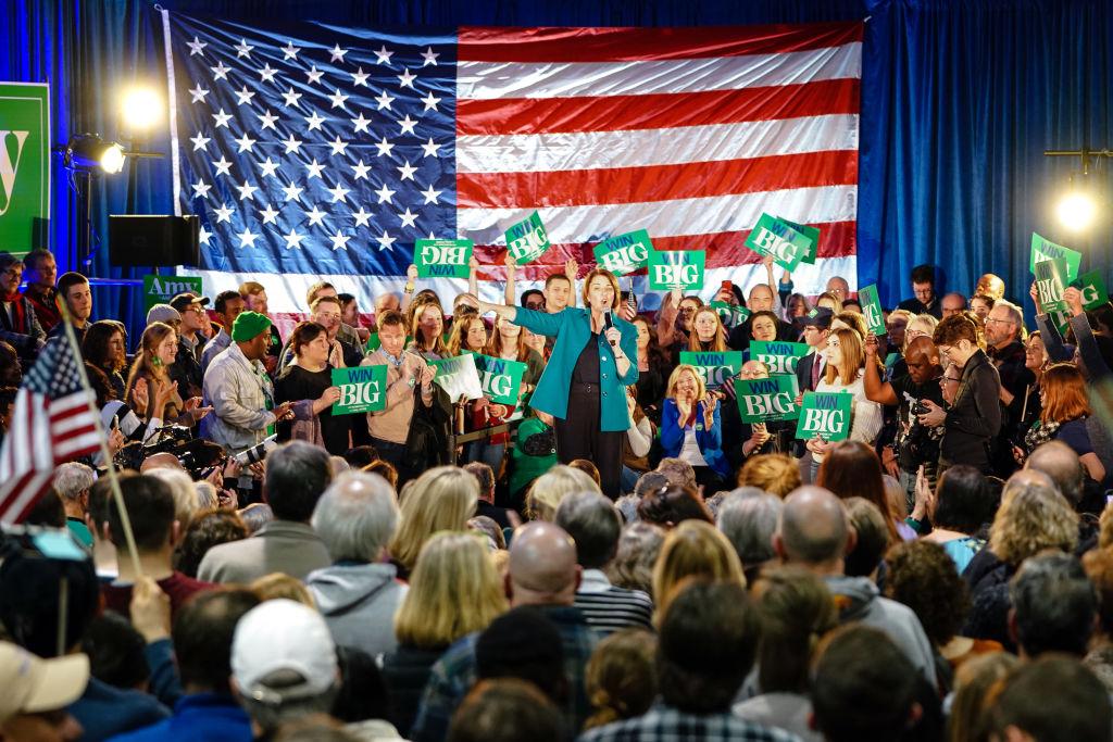 Amy Klobuchar Holds Iowa Campaign Event