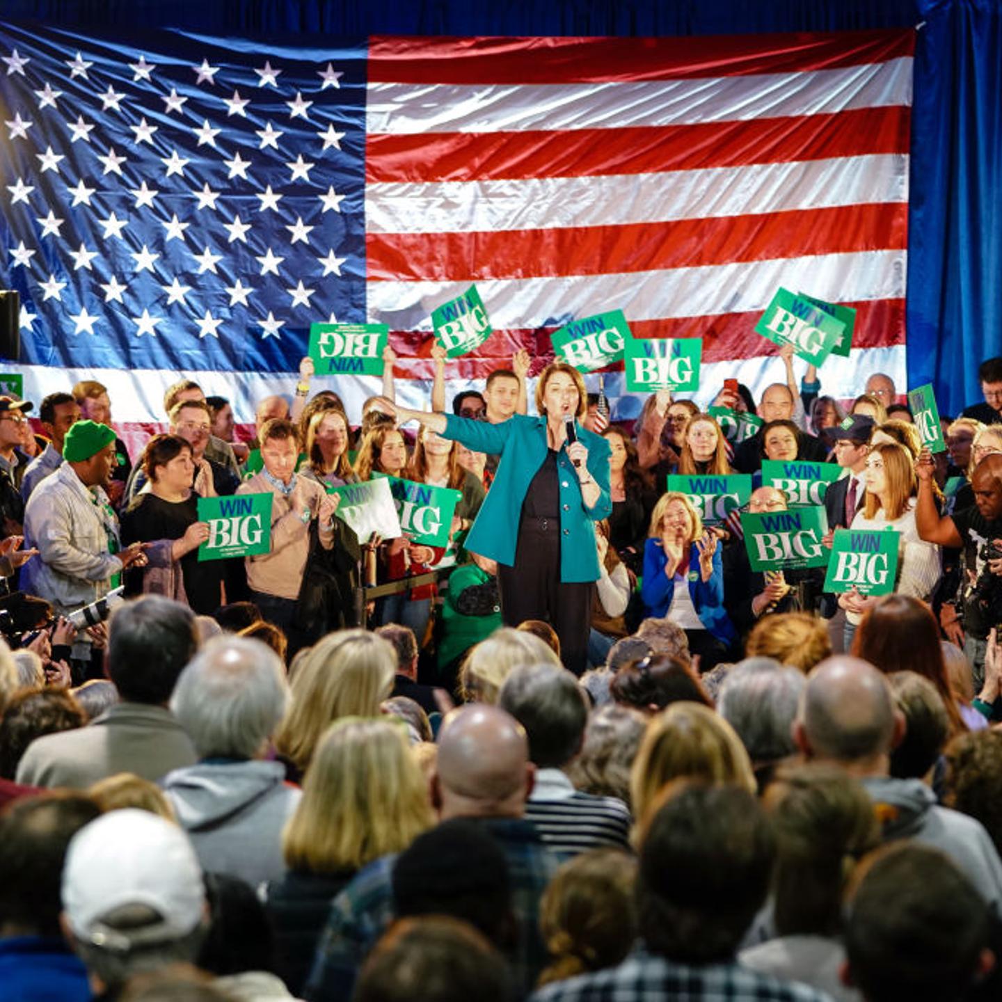 Amy Klobuchar Holds Iowa Campaign Event