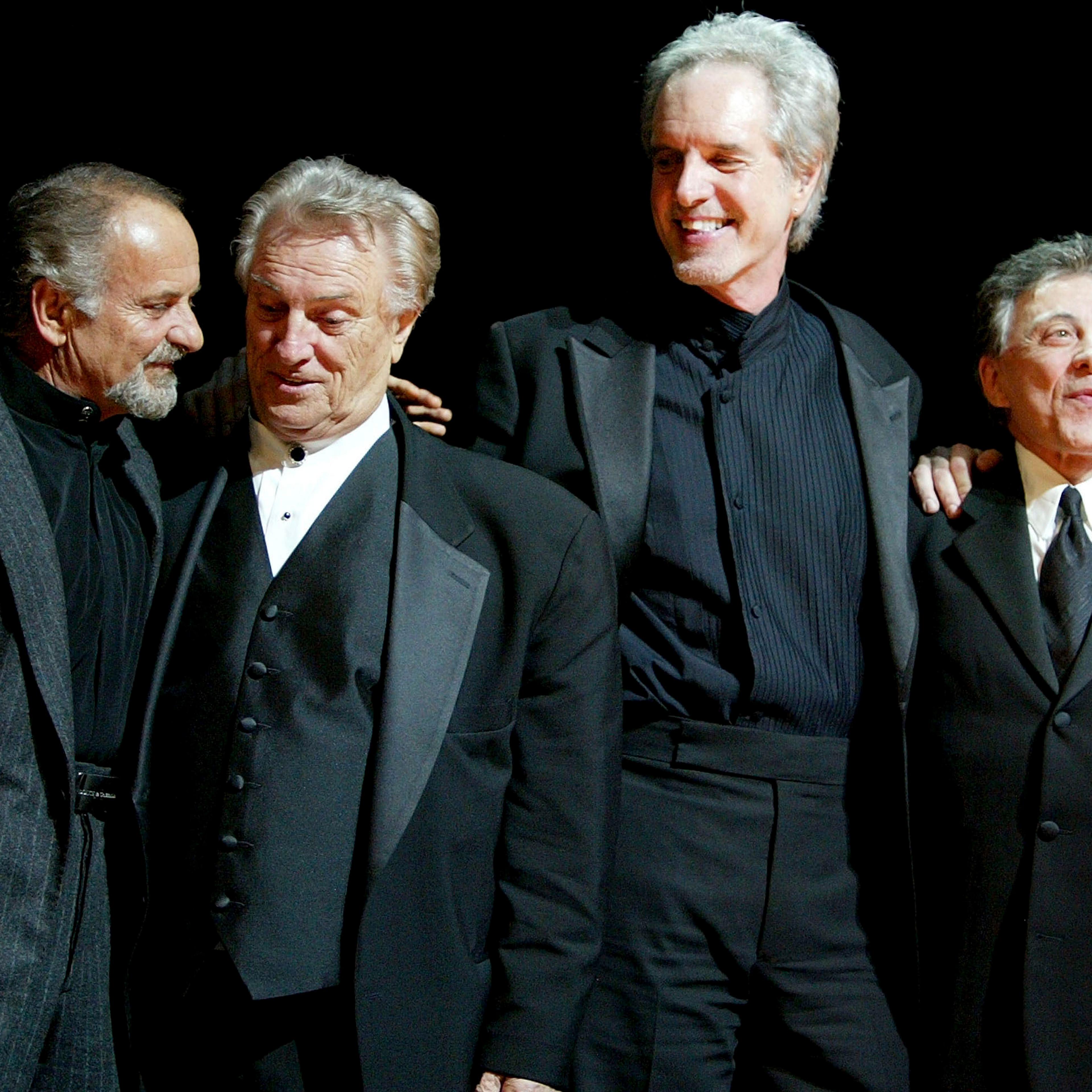 Opening Of "Jersey Boys" - Joe Pesci with Frankie Valli and The Four Seasons