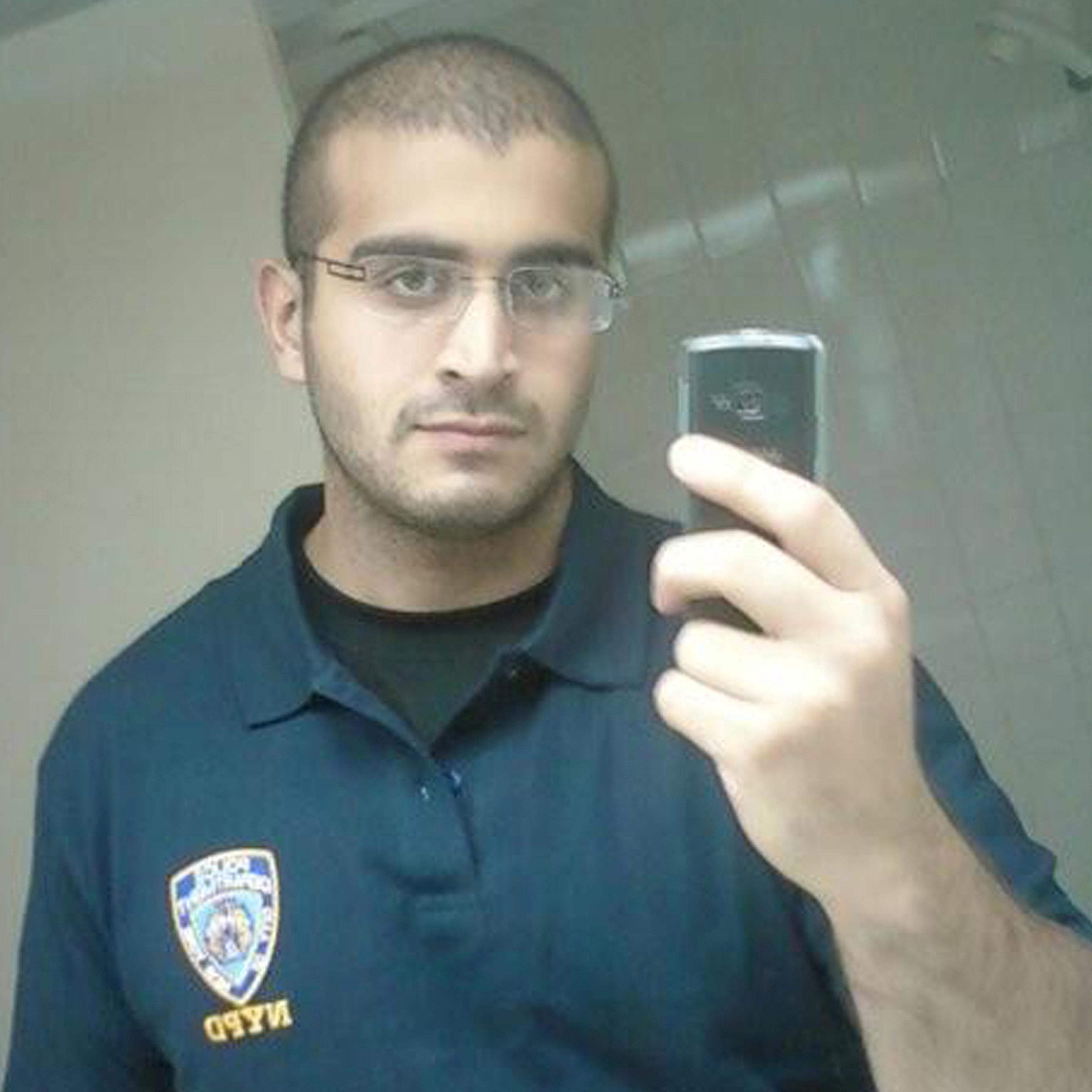 Undated photo from a social media account of Omar Mateen