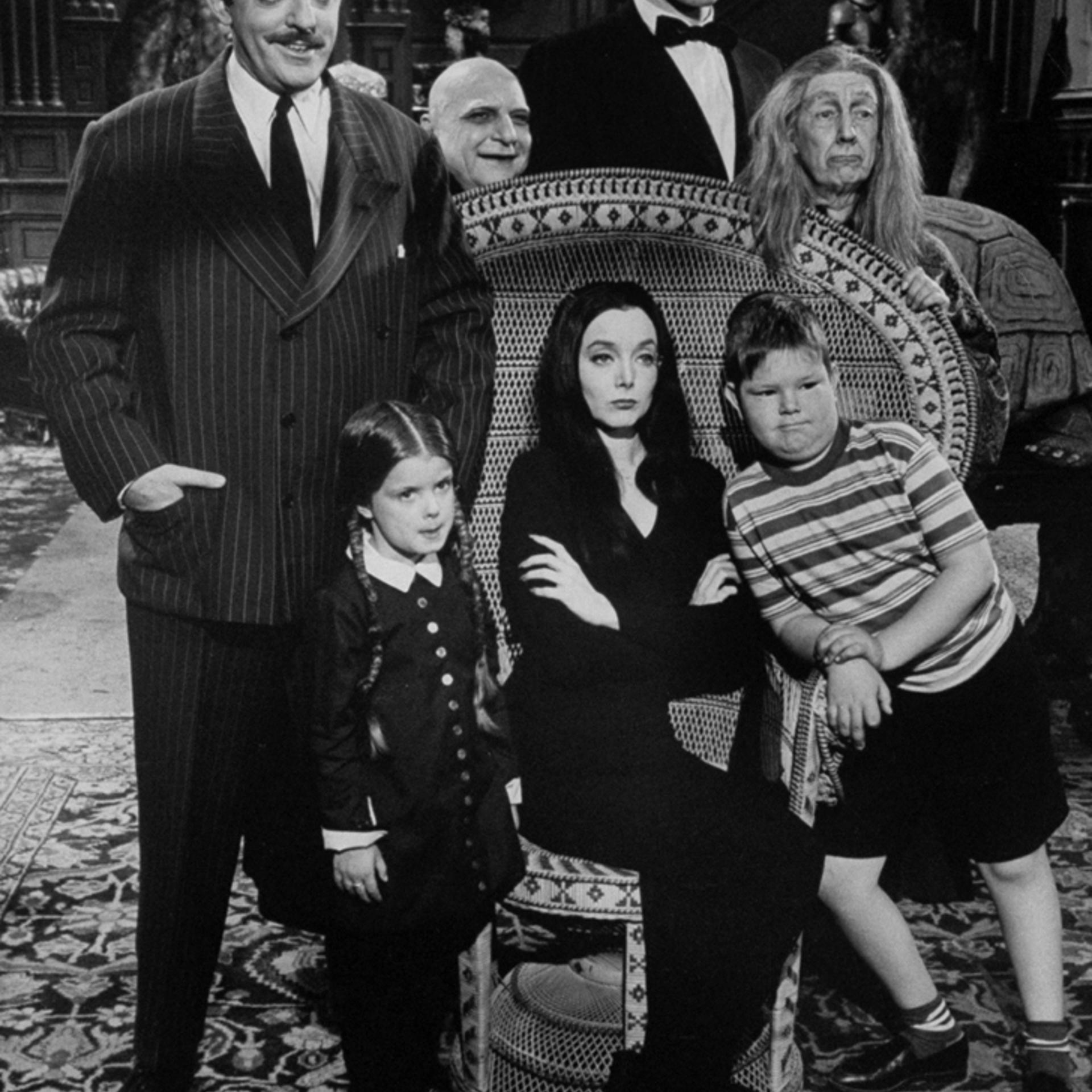 The cast of ABC's "The Addams Family," 1964.