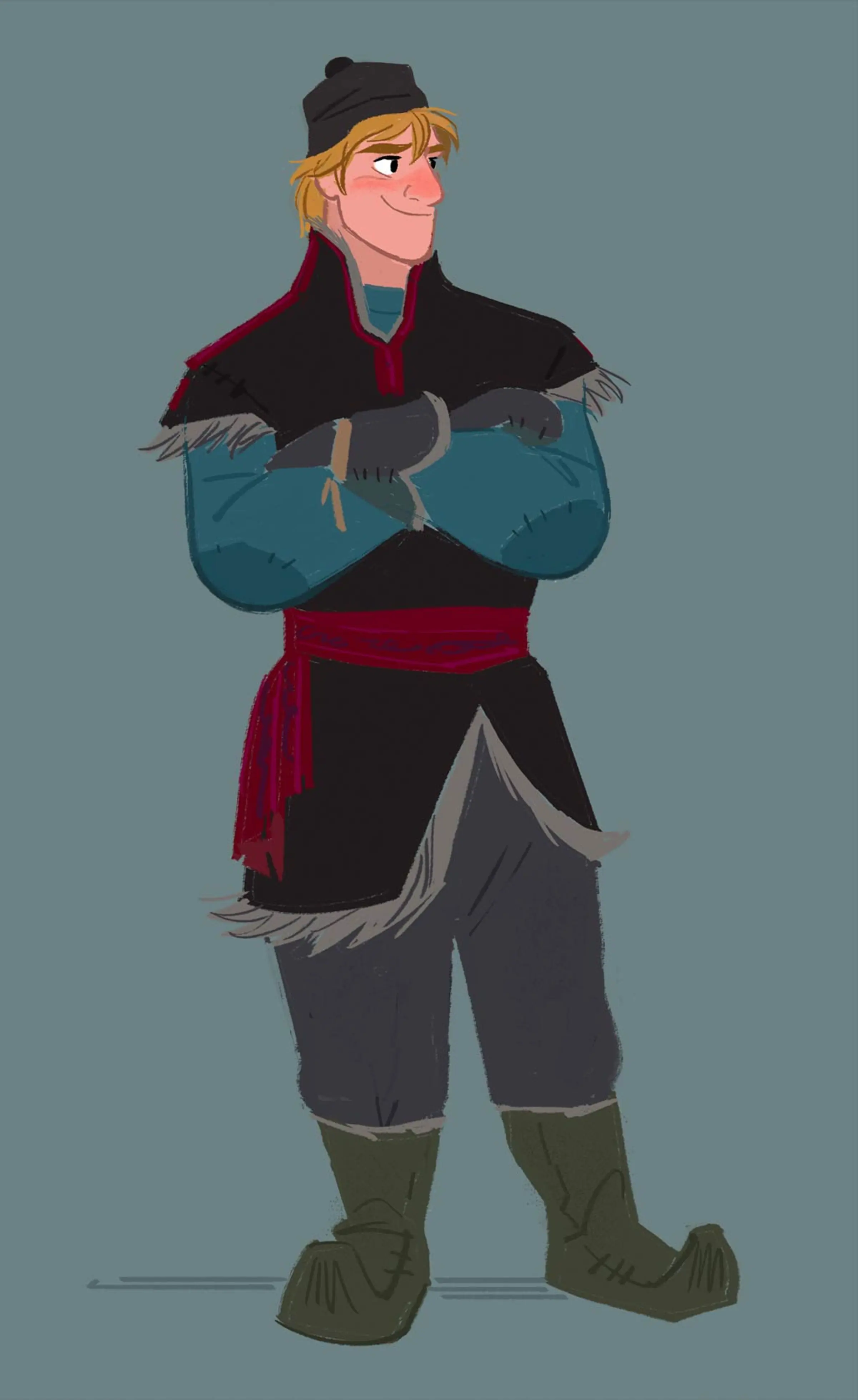 "FROZEN" Kristoff visual development art. ©2013 Disney. All Rights Reserved.