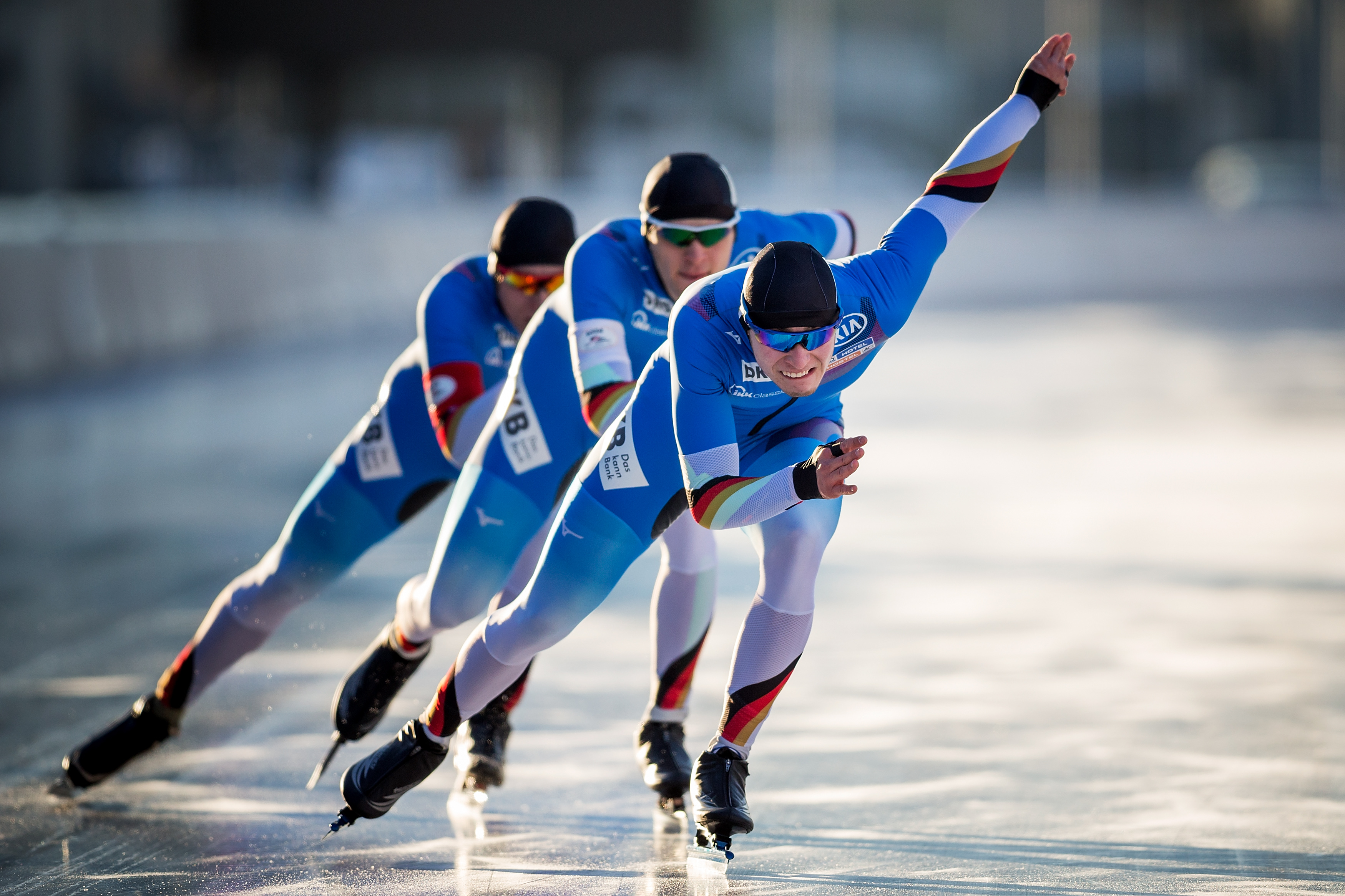 Team Germany during unior World Cup Speed Skating
