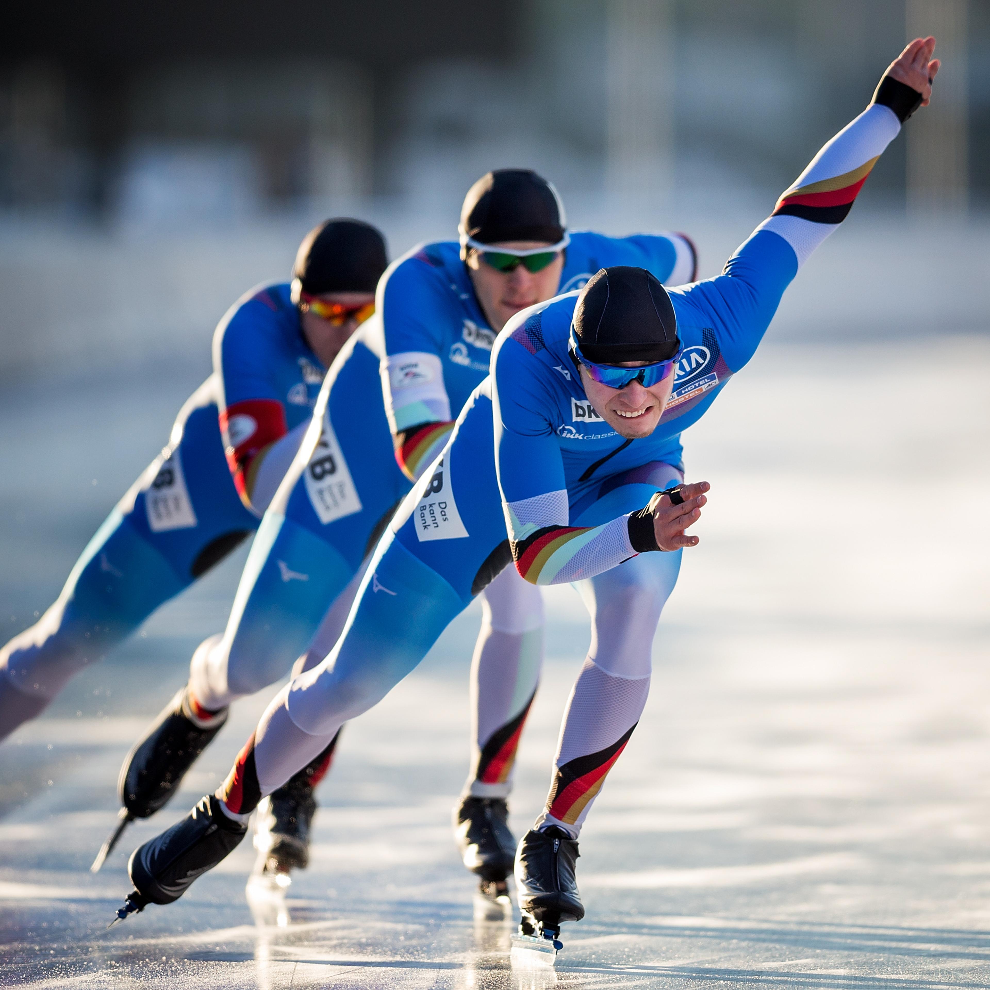 Team Germany during unior World Cup Speed Skating