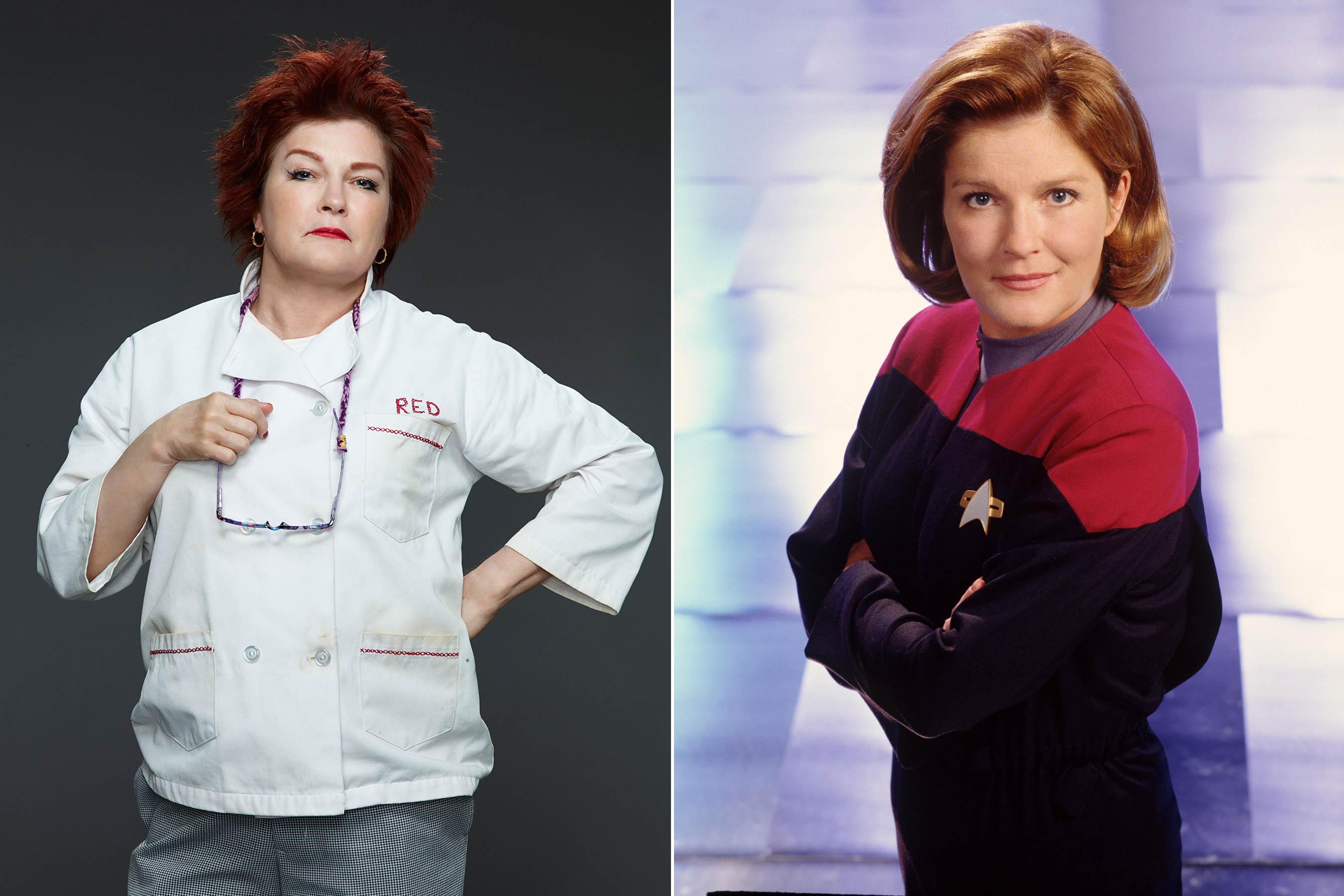 Before Kate Mulgrew played Galina "Red" Reznikov on <i>Orange Is the New Black</i> she starred as Kathryn Janeway on <i>Star Trek: Voyager</i>.