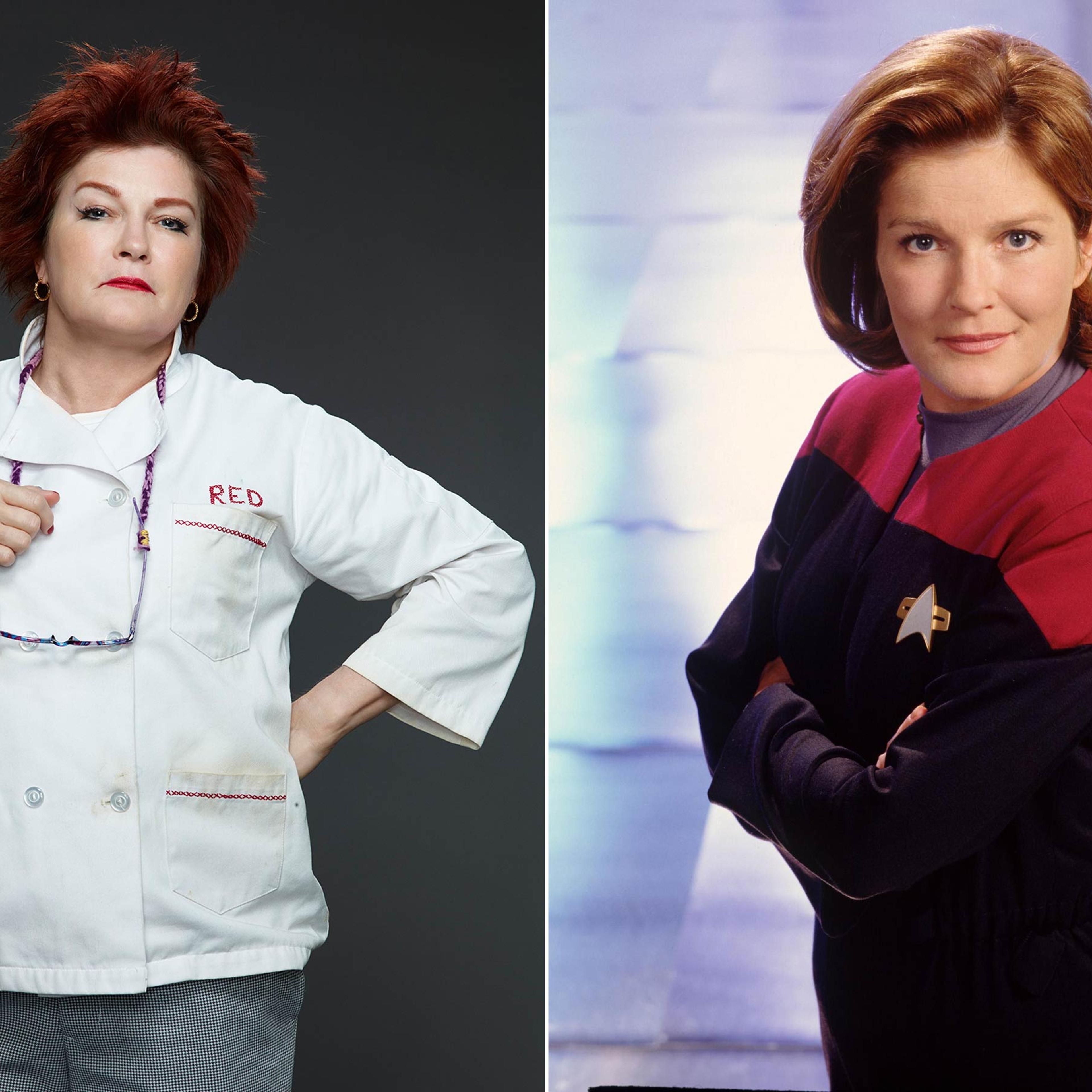 Before Kate Mulgrew played Galina "Red" Reznikov on <i>Orange Is the New Black</i> she starred as Kathryn Janeway on <i>Star Trek: Voyager</i>.