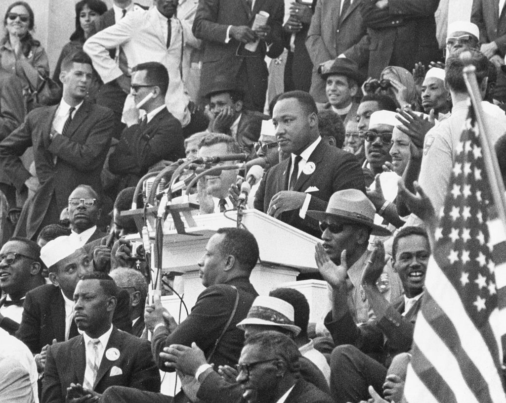 MLK Addresses The Crowd At March On Washington