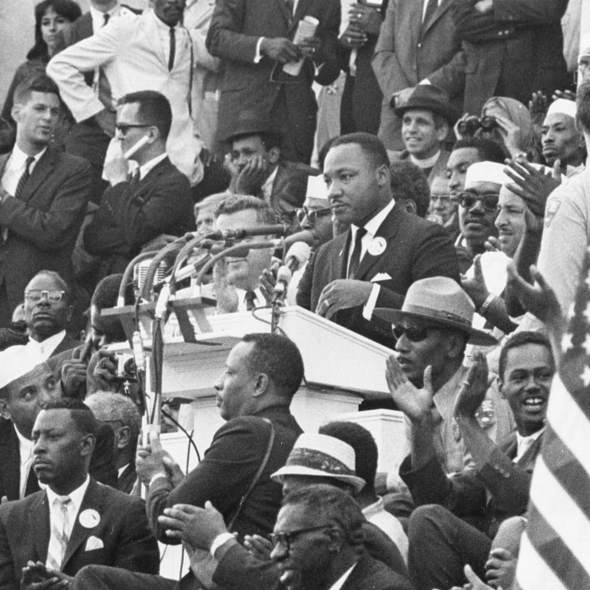MLK Addresses The Crowd At March On Washington