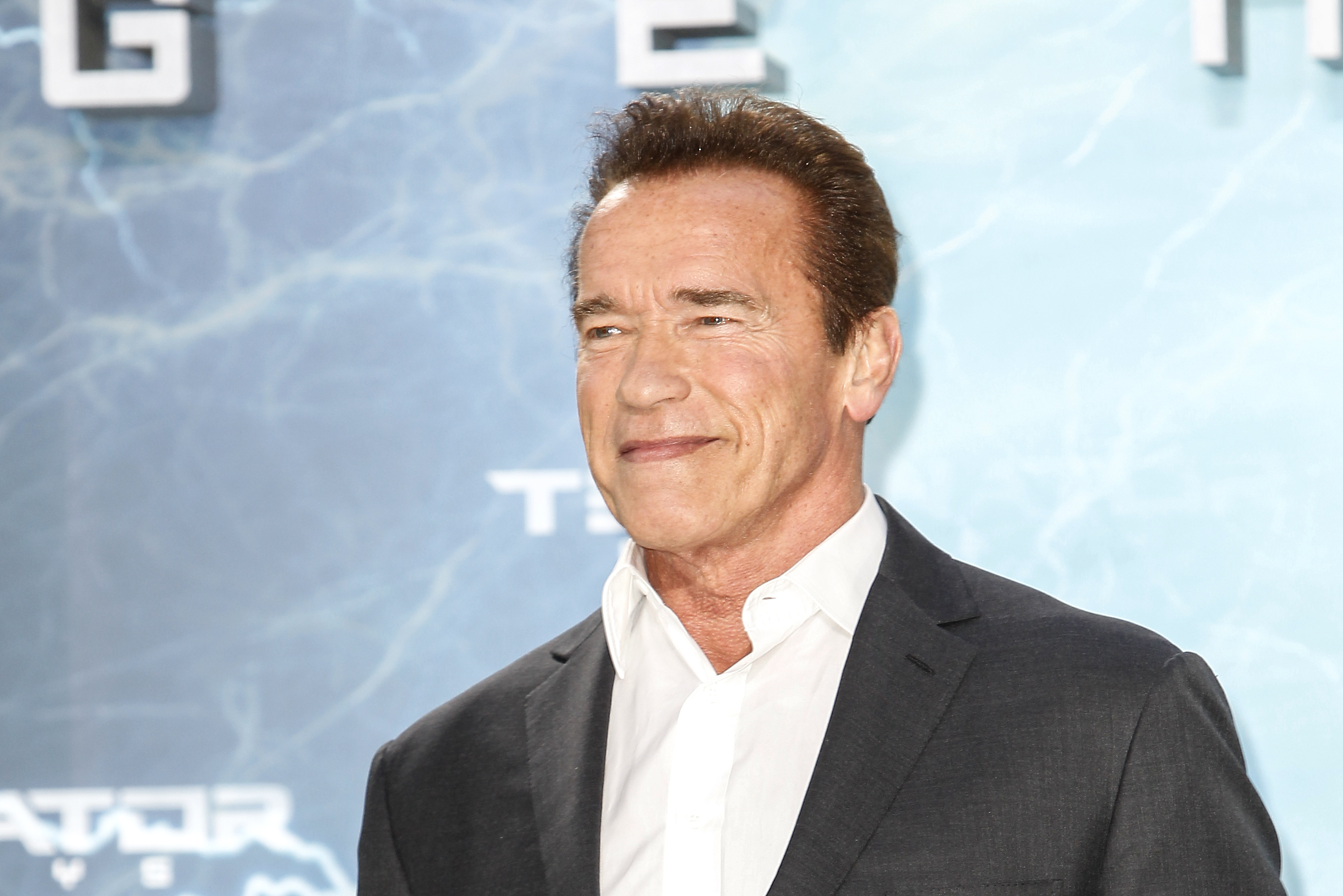 Arnold Schwarzenegger attends the European Premiere of 'Terminator: Genisys' at the CineStar Sony Center on June 21, 2015 in Berlin, Germany.