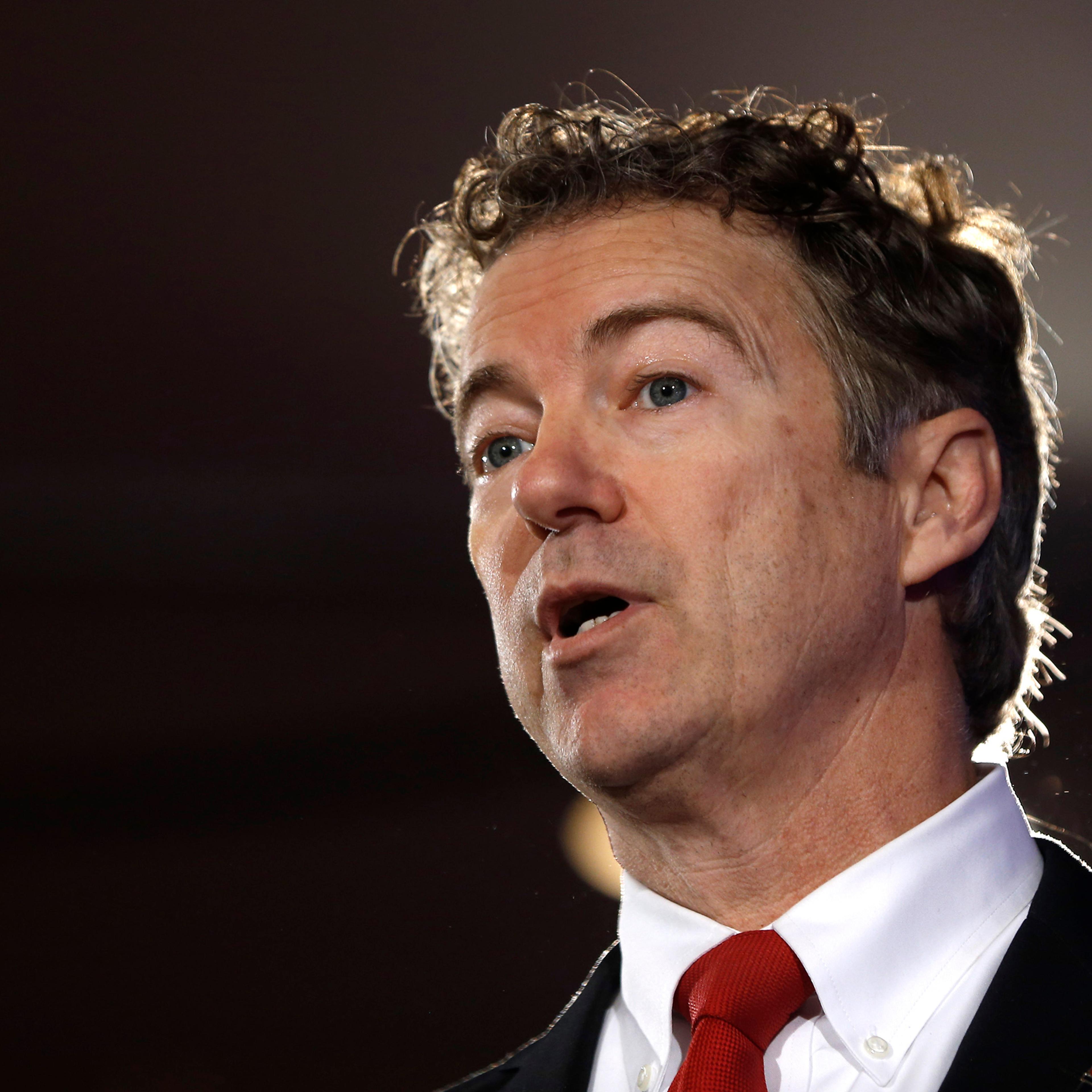 Sen. Rand Paul speaks at the New Hampshire Republican Party summit in Nashua, N.H., Jan. 23, 2016.
