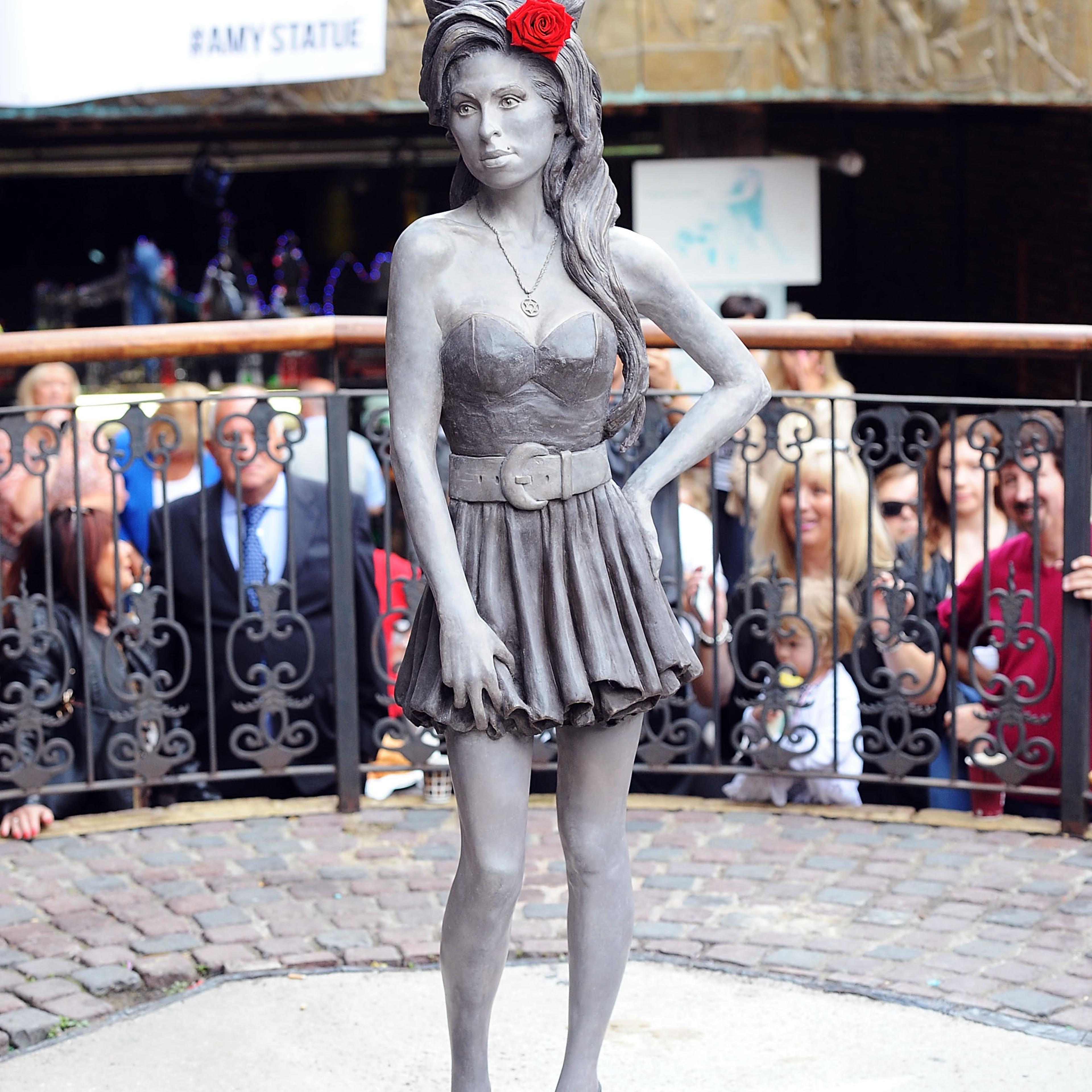Amy Winehouse Statue Unveiling