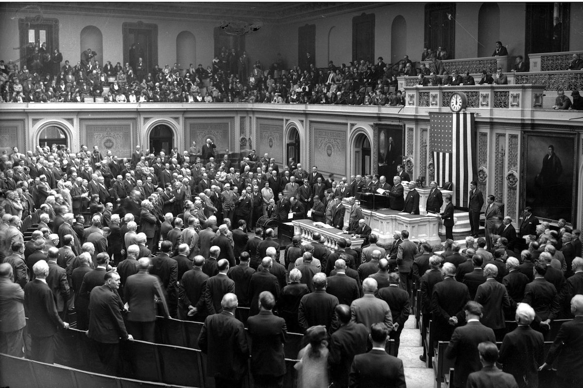 Clerk South Trimble of the House of Representatives calls th