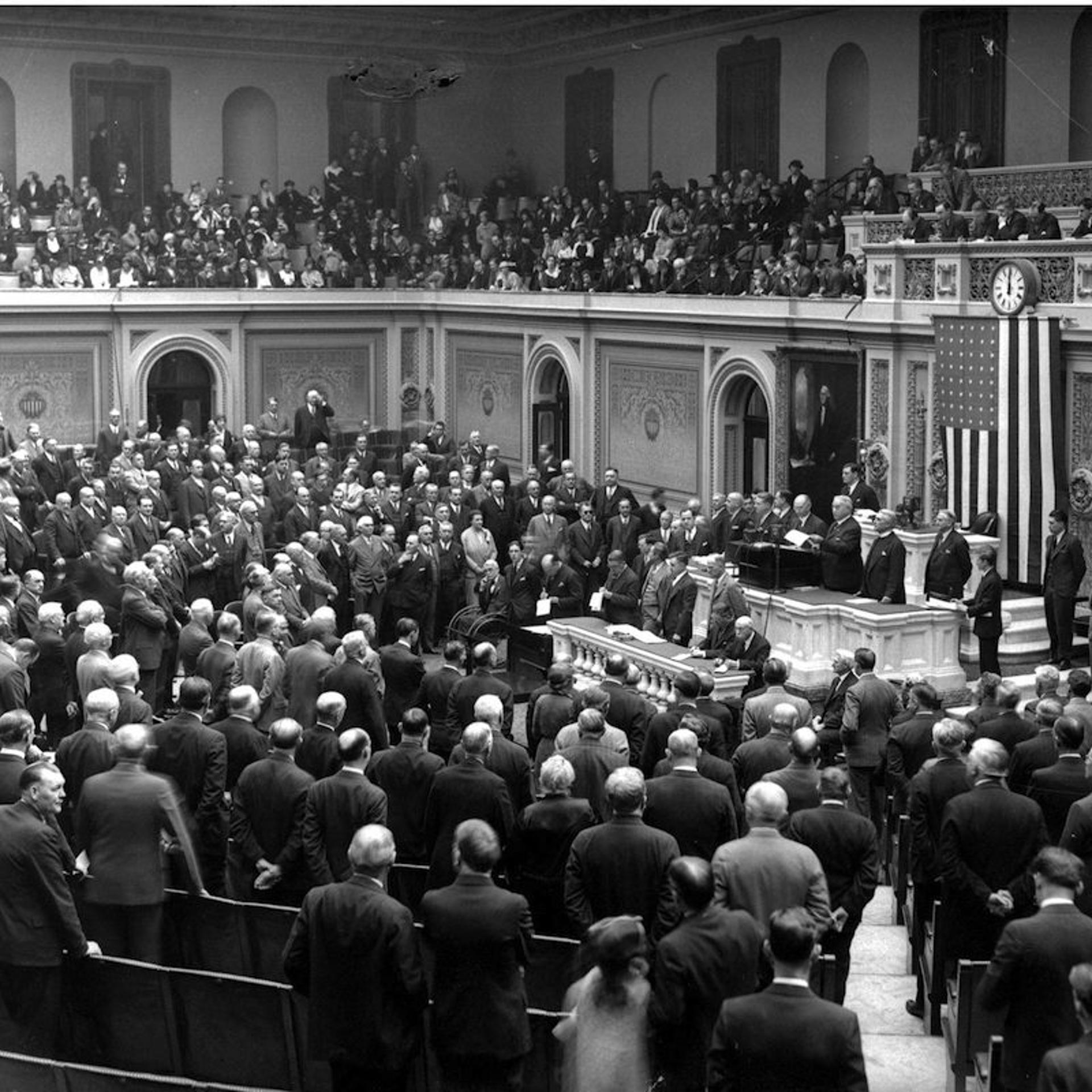 Clerk South Trimble of the House of Representatives calls th