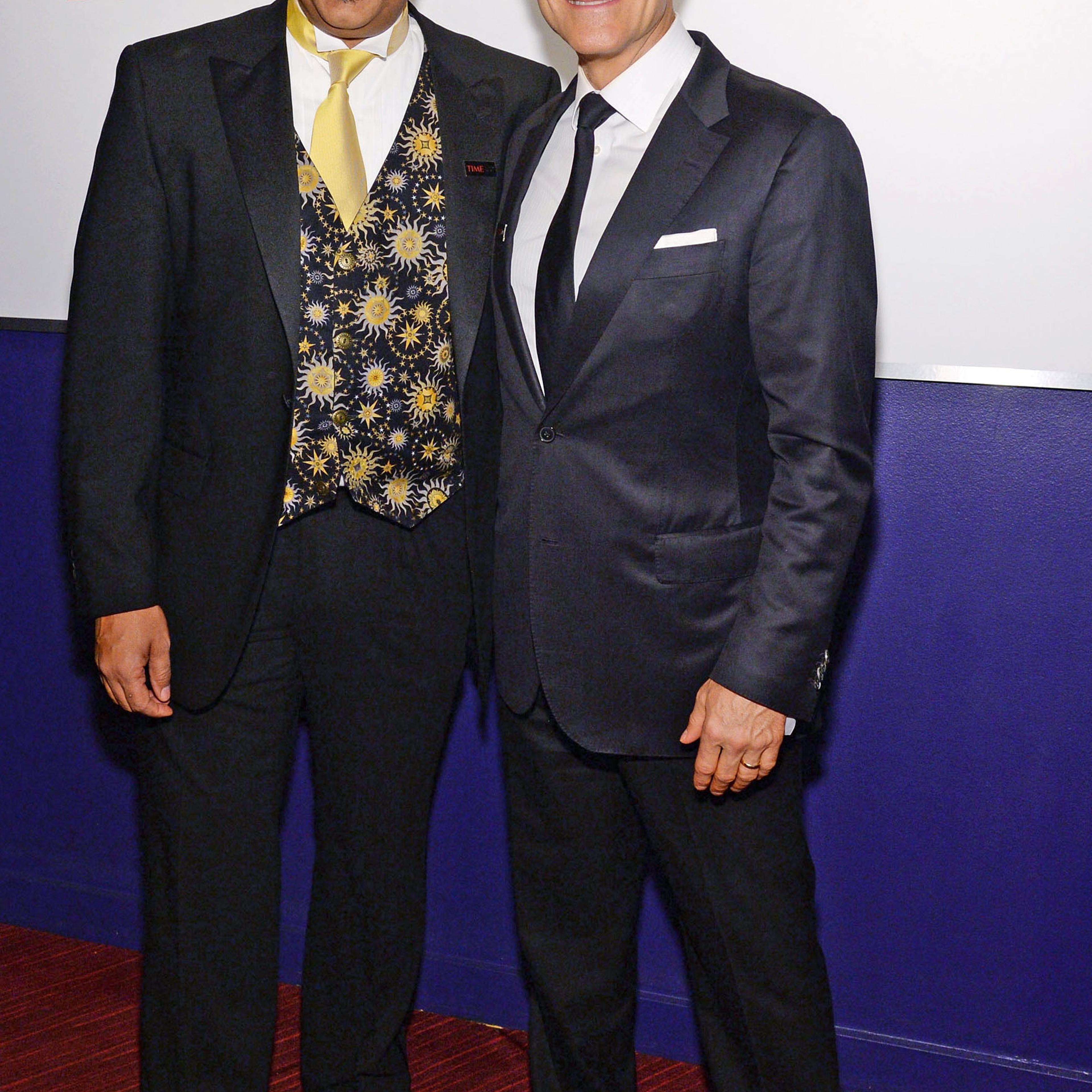 From left: Neil deGrasse Tyson and Dr. Mehmet Oz attend the TIME 100 Gala, TIME's 100 most influential people in the world, at Jazz at Lincoln Center on April 29, 2014 in New York City.