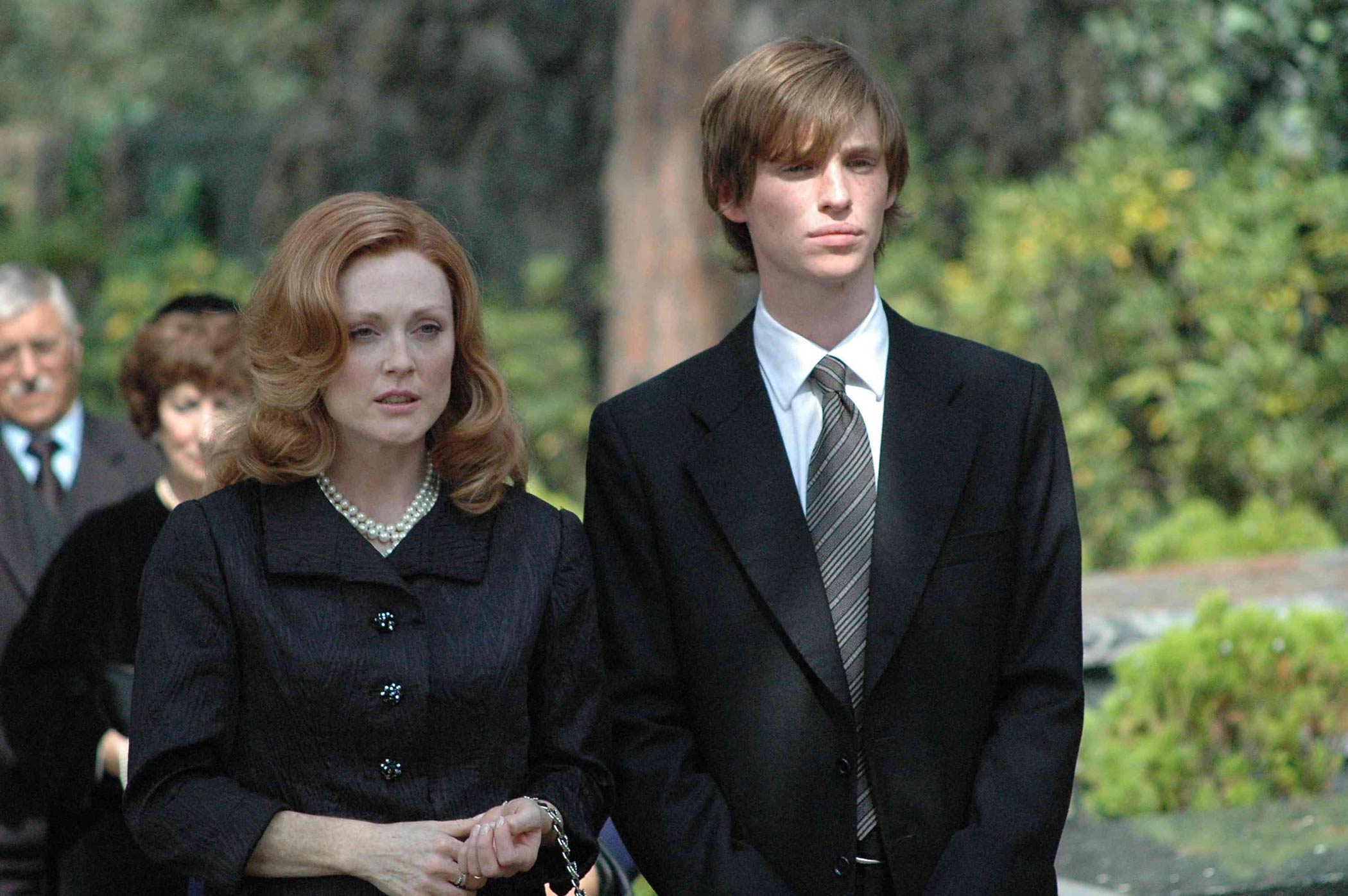 Julianne Moore and Eddie Redmayne in <i>Savage Grace</i>