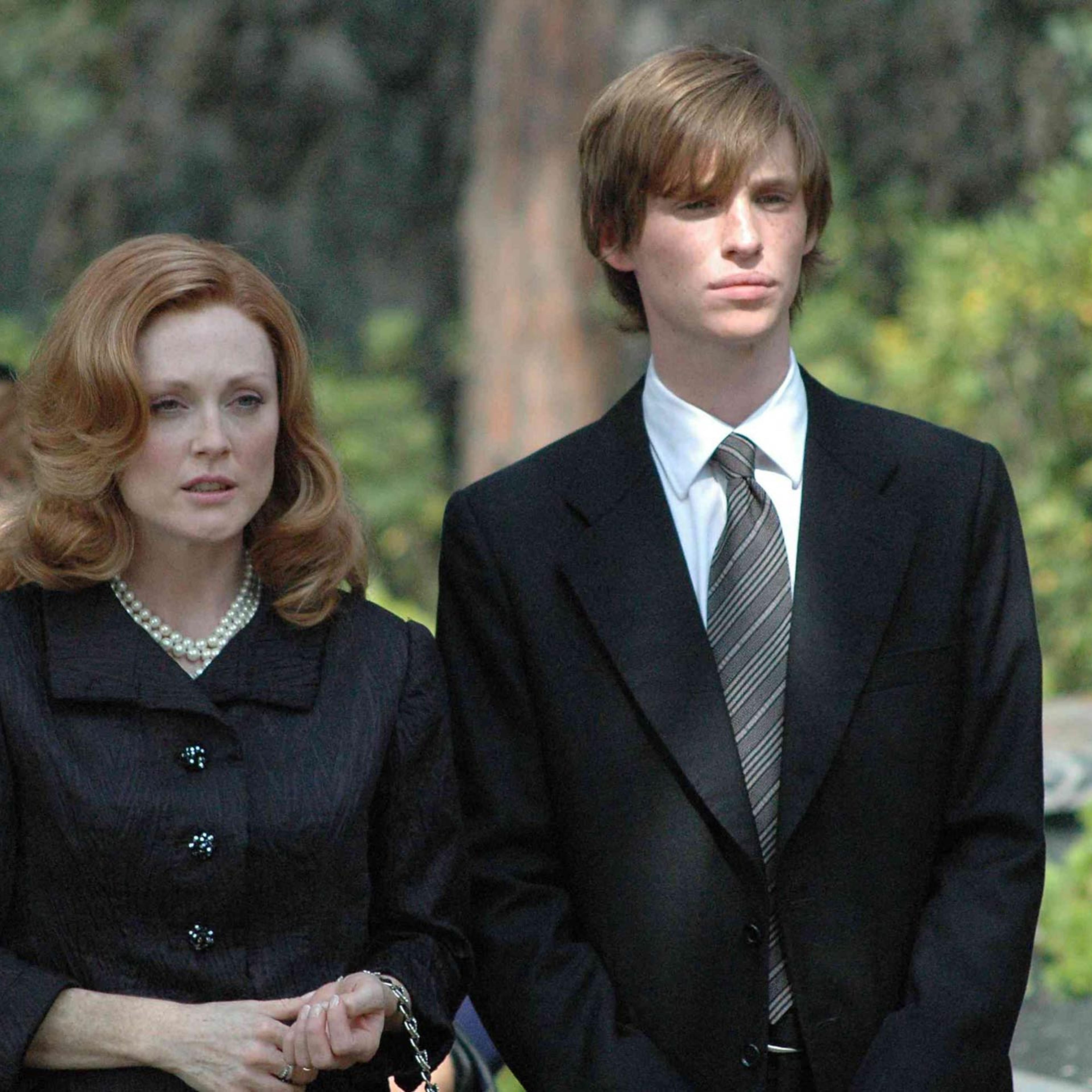 Julianne Moore and Eddie Redmayne in <i>Savage Grace</i>