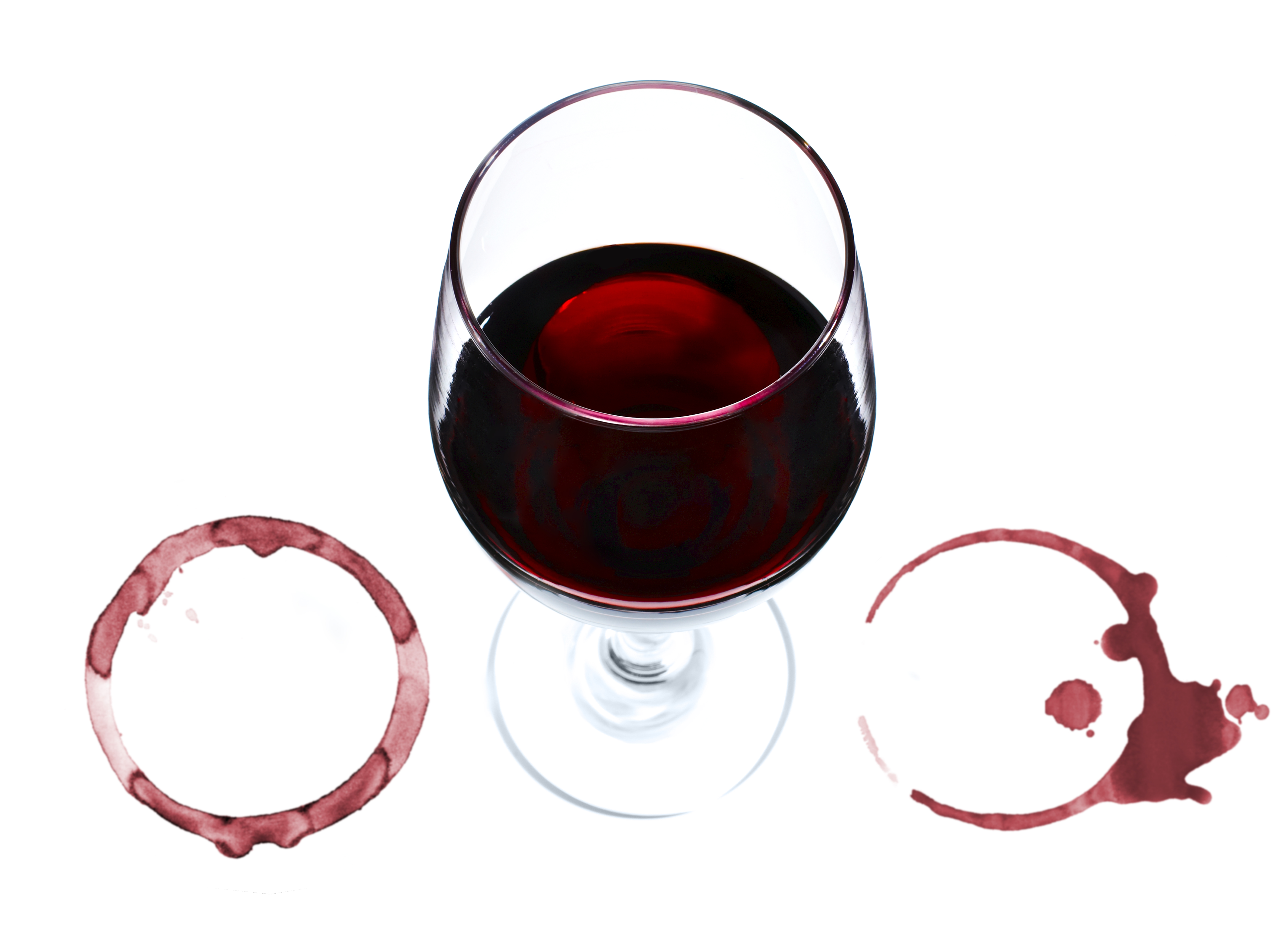 Wine glass and rings.