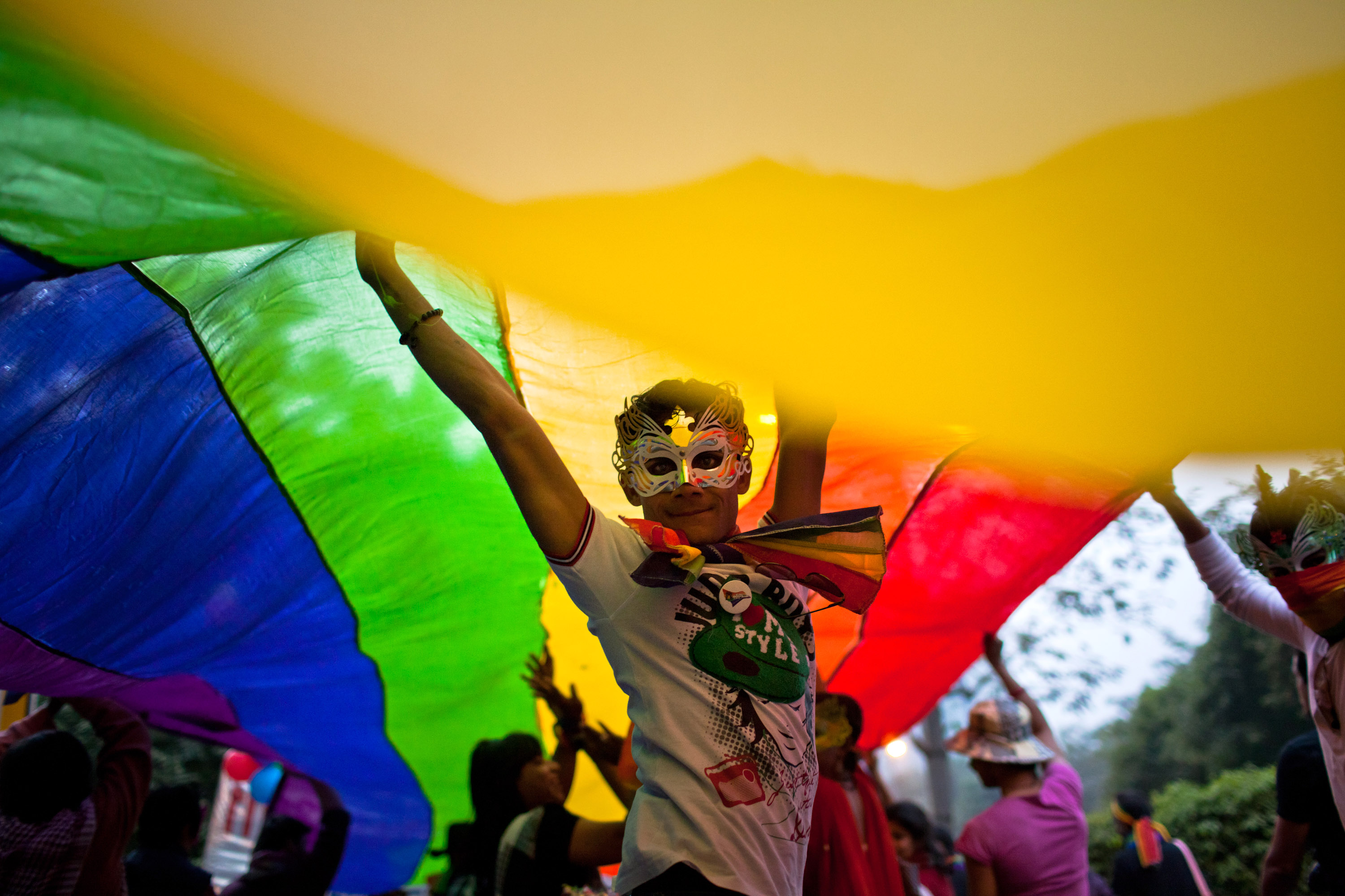 Indias LGBT Community Celebrates 4th Queer Pride March