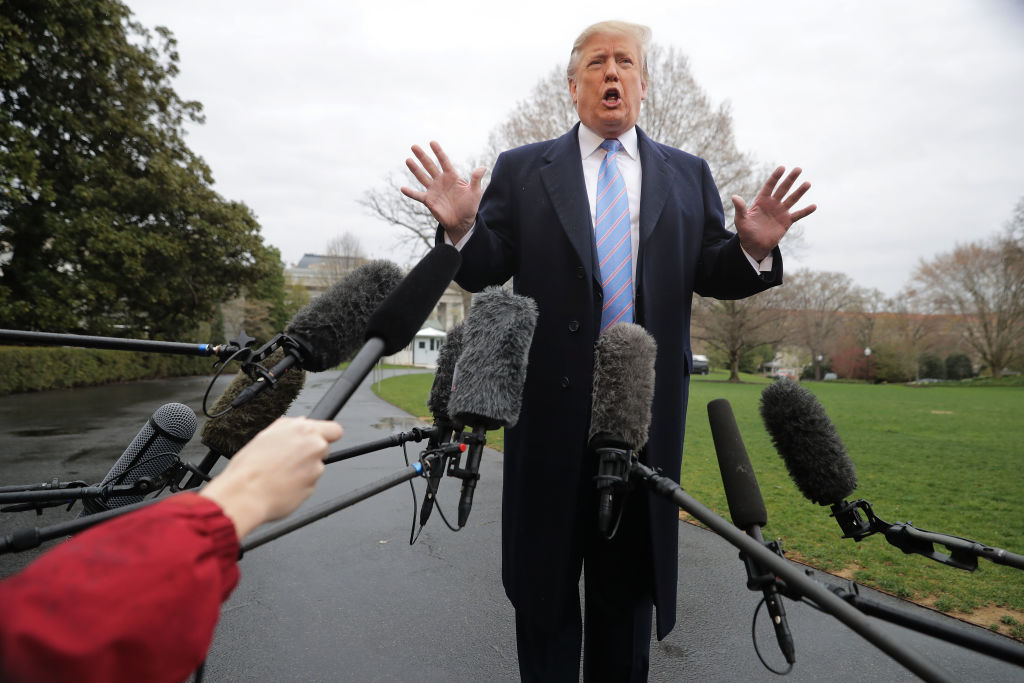President Donald Trump Departs White House For Border Trip