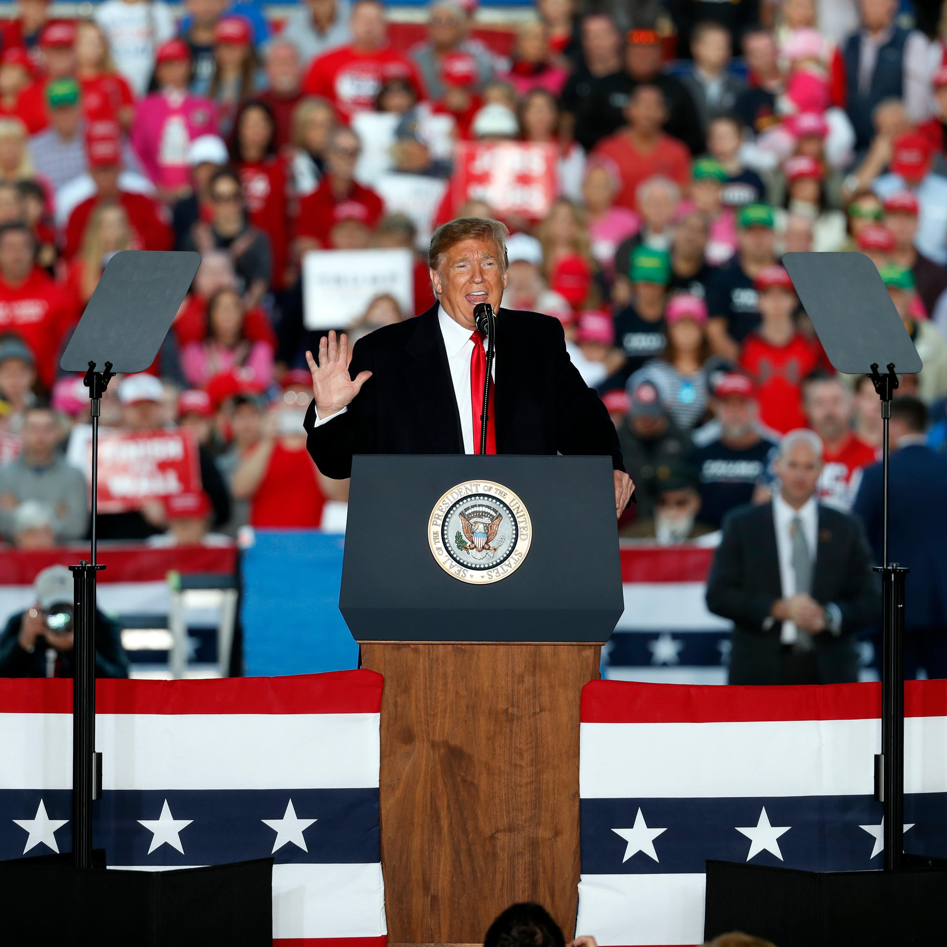 Election 2018 Trump, Murphysboro, USA - 27 Oct 2018