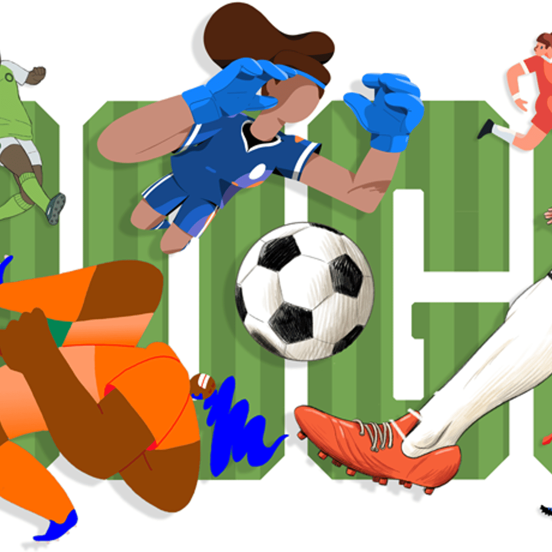 The Google Doodle for Friday, June 7 – the first day of the 2019 Women's World Cup
