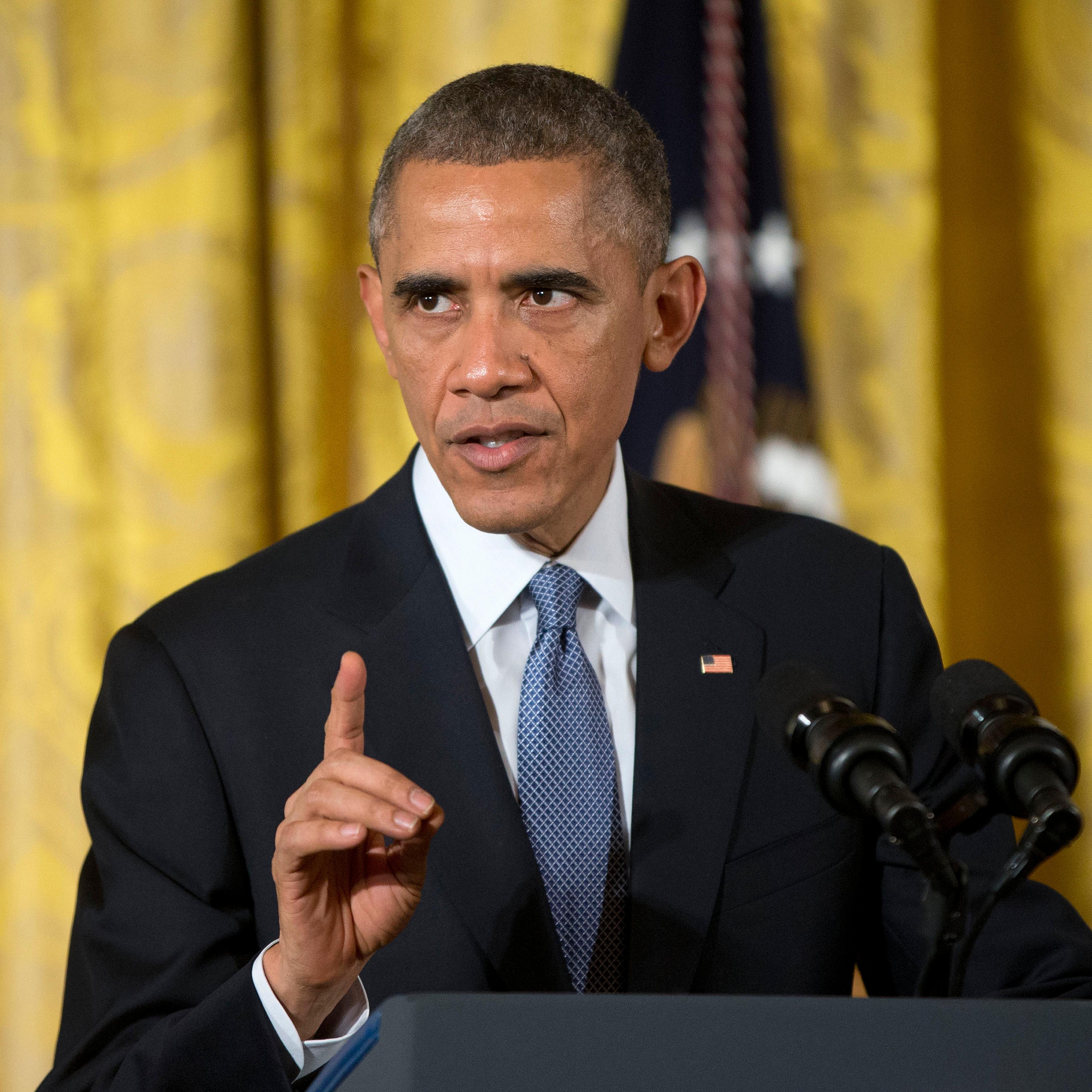 President Barack Obama speaks at the 'ConnectED to the Future', in the East Room of the White House in Washington D.C. on Nov. 19, 2014.