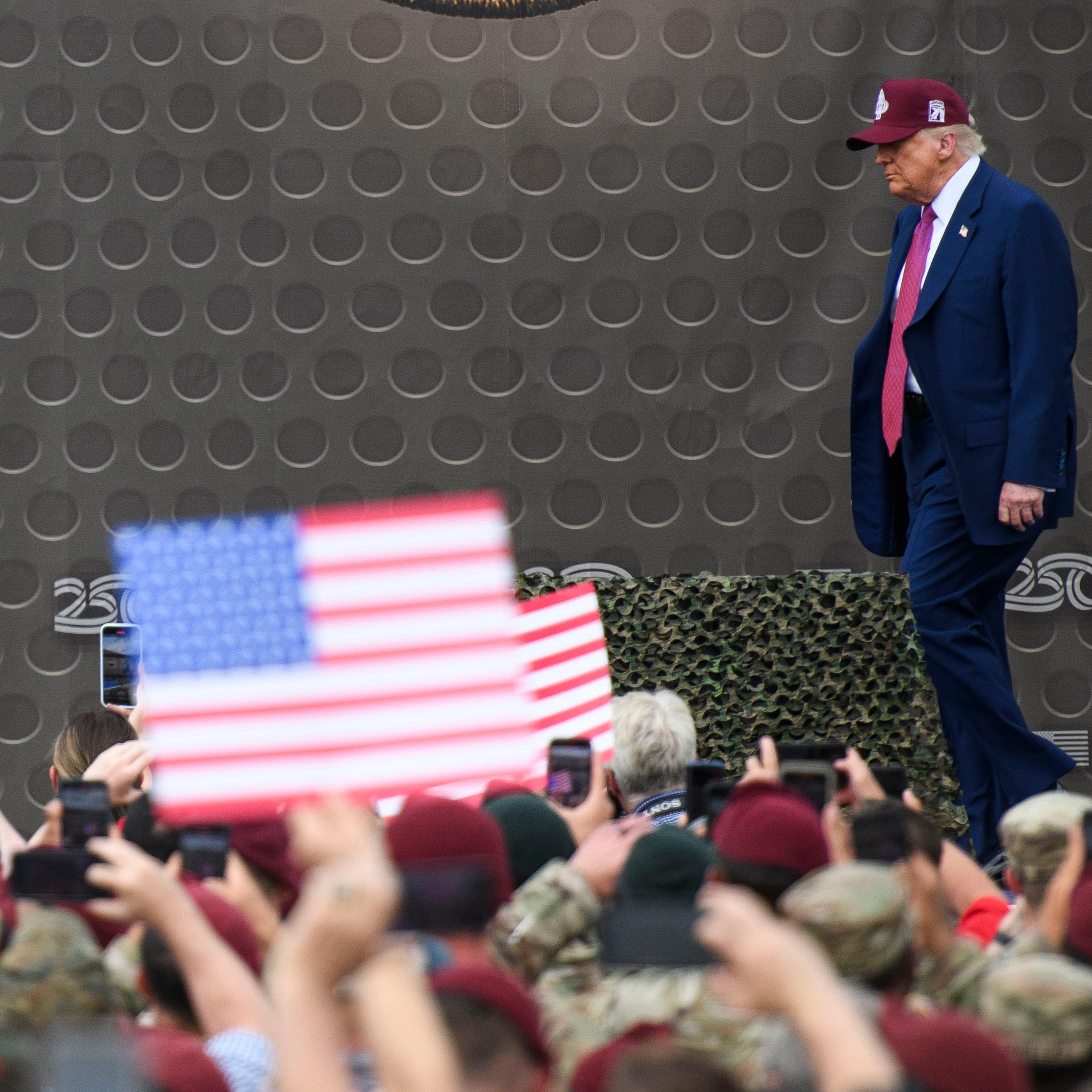 President Trump Visits Fort Bragg To Honor U.S. Forces