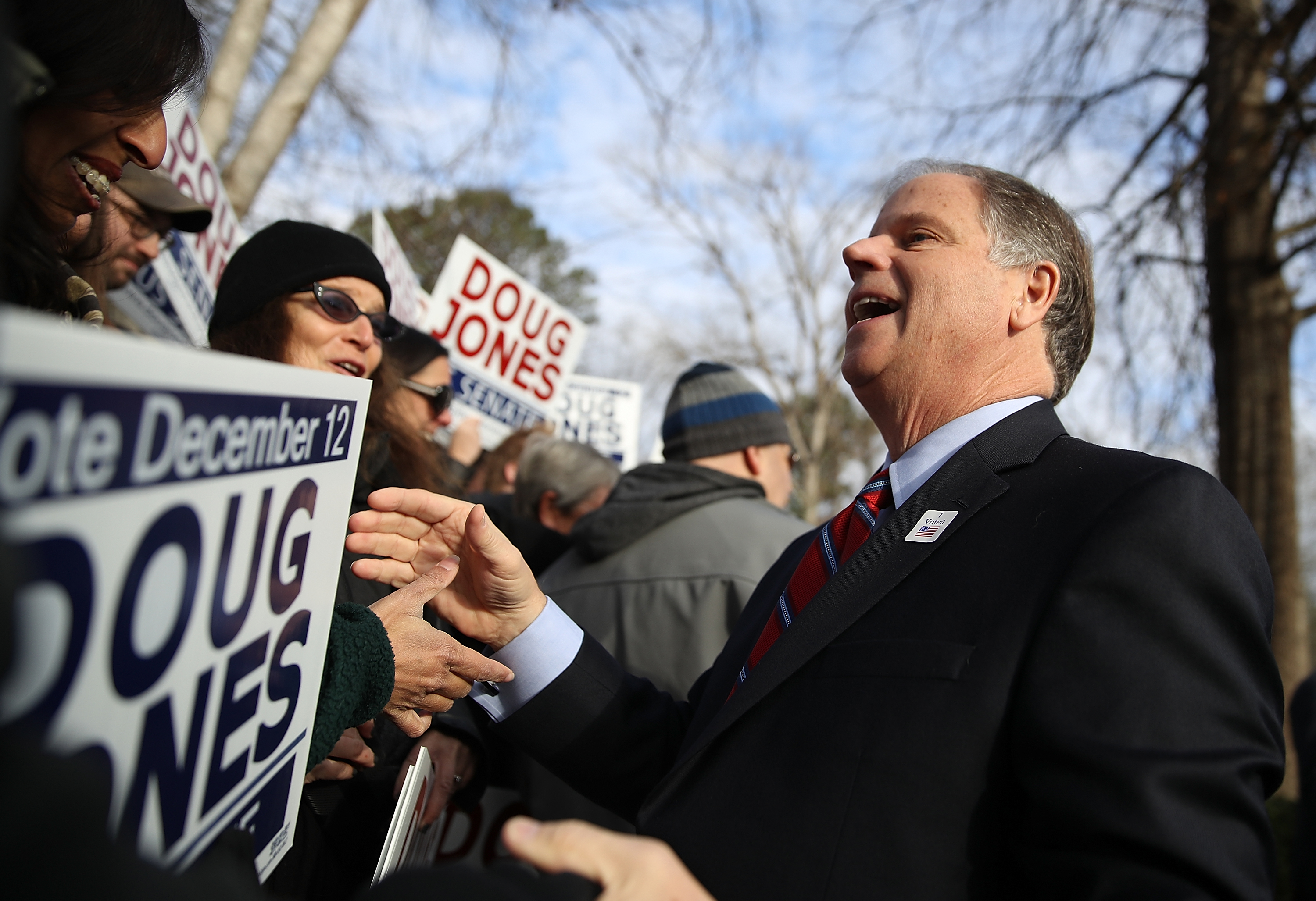 Democratic Senate Candidate Doug Jones Votes In Alabama Special Election