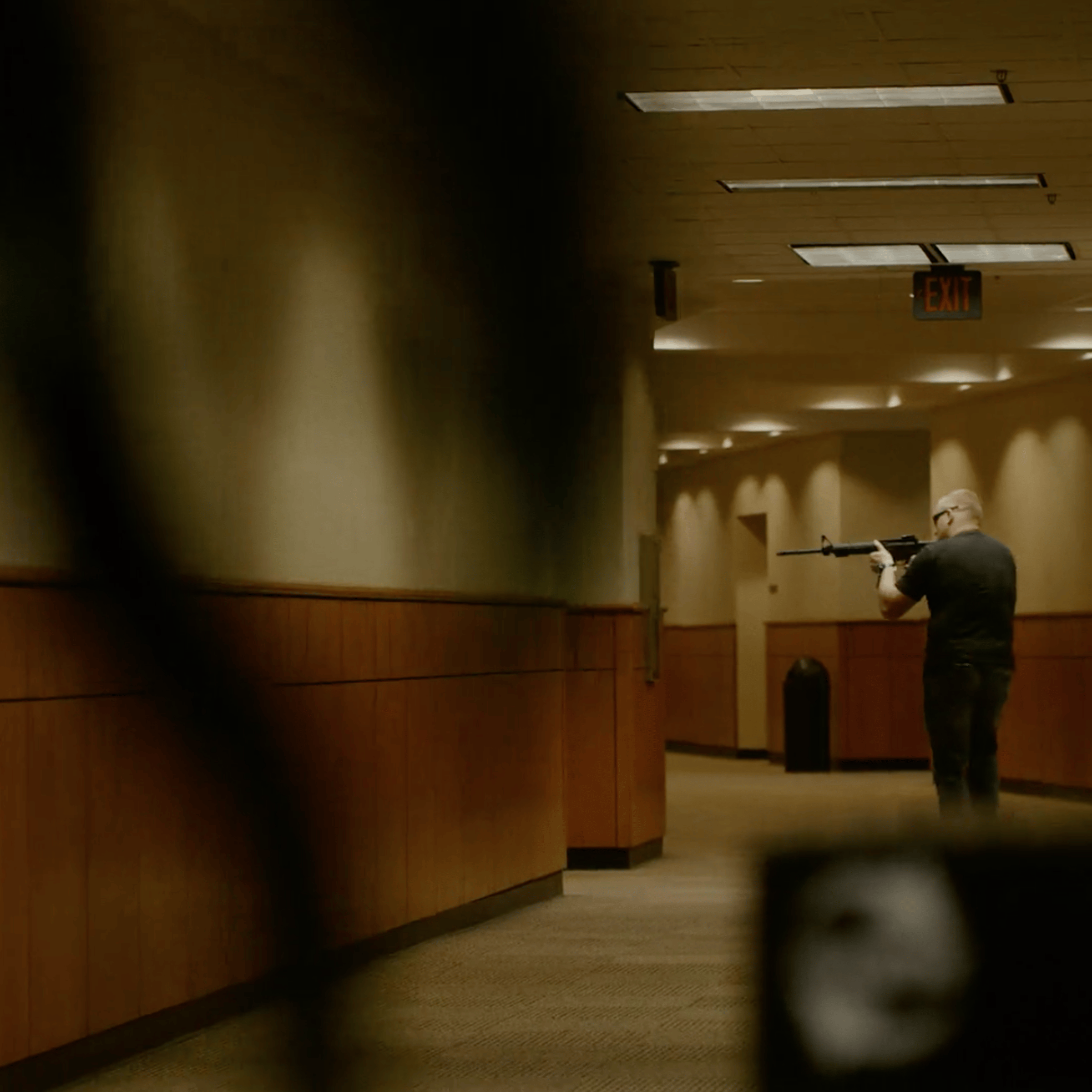 A Baylor University active shooter training video