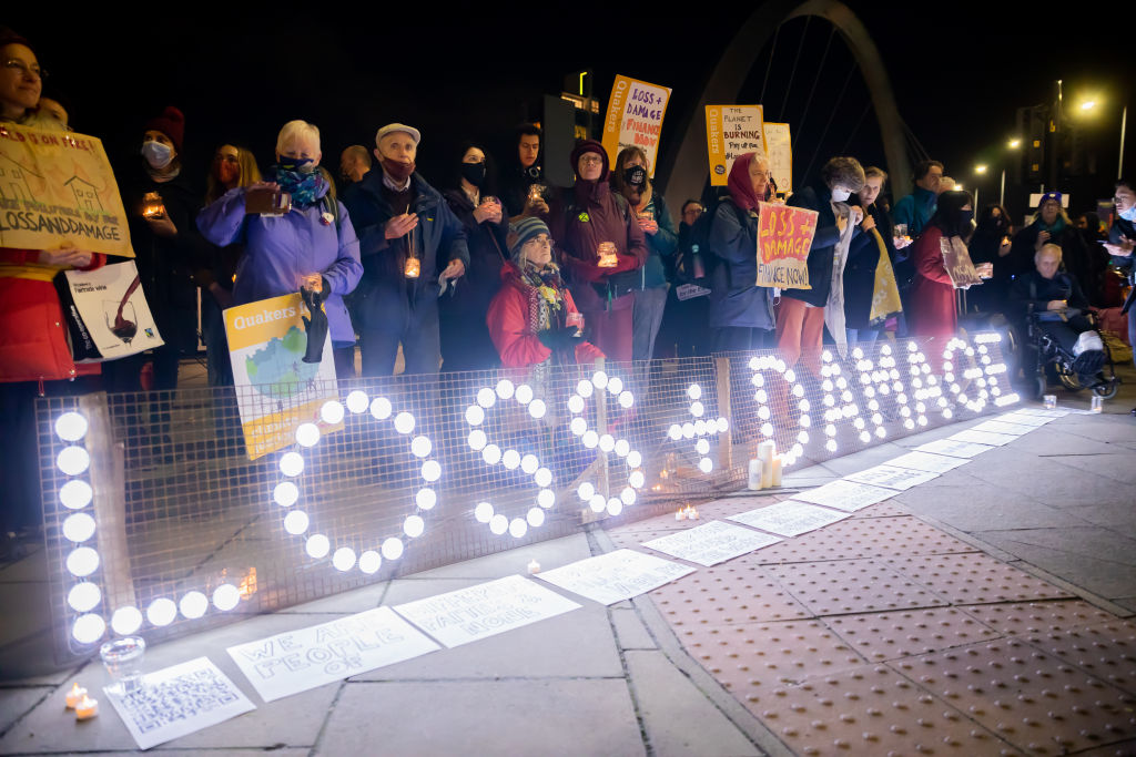 UN Climate Conference COP26 in Glasgow - Protest