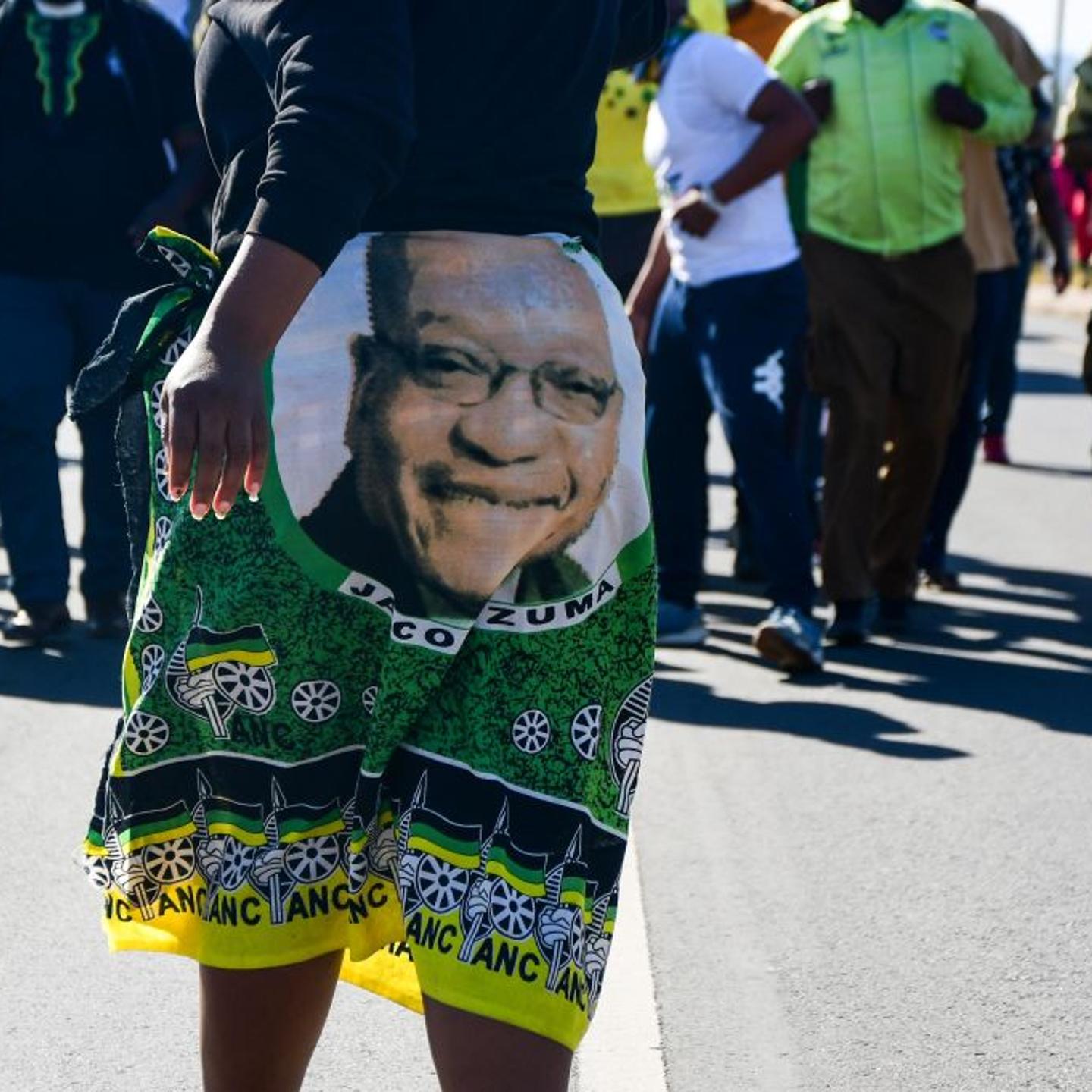 Former South African President Zuma supporters descend on Nkandla