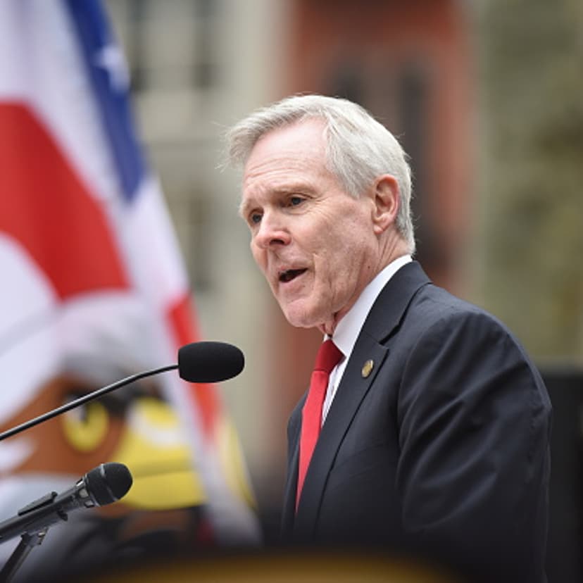 US secretary of the navy Ray Mabus. Veteran's Day in New