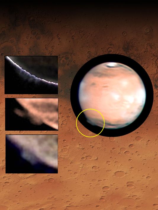 Huh? The mysterious Mars plume and the various shapes it has assumed
