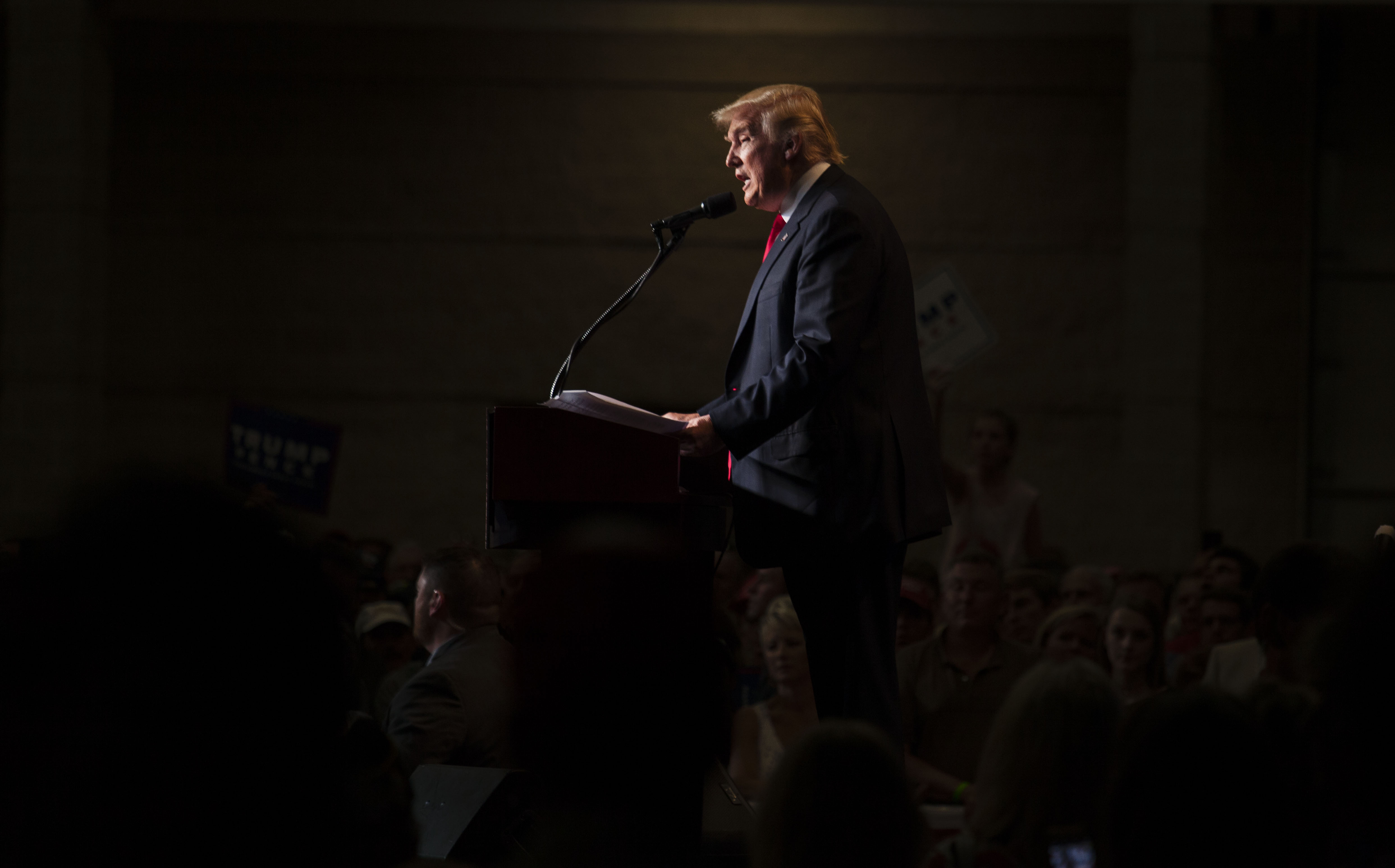 Republican Presidential Candidate Donald Trump Holds Rally In Green Bay, Wisconsin