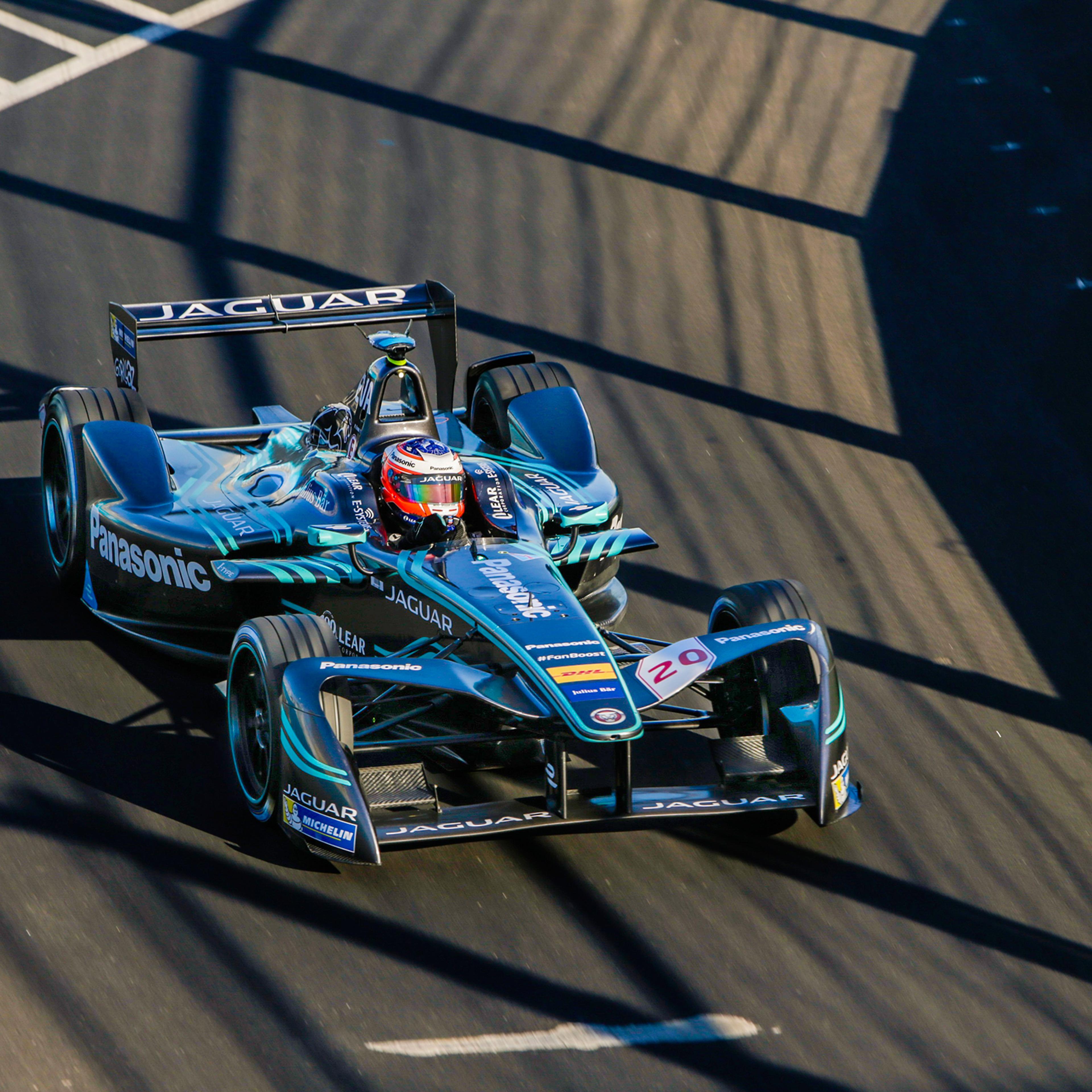 A custom microgrid powered the electric race cars at the Formula E event in Brooklyn in July