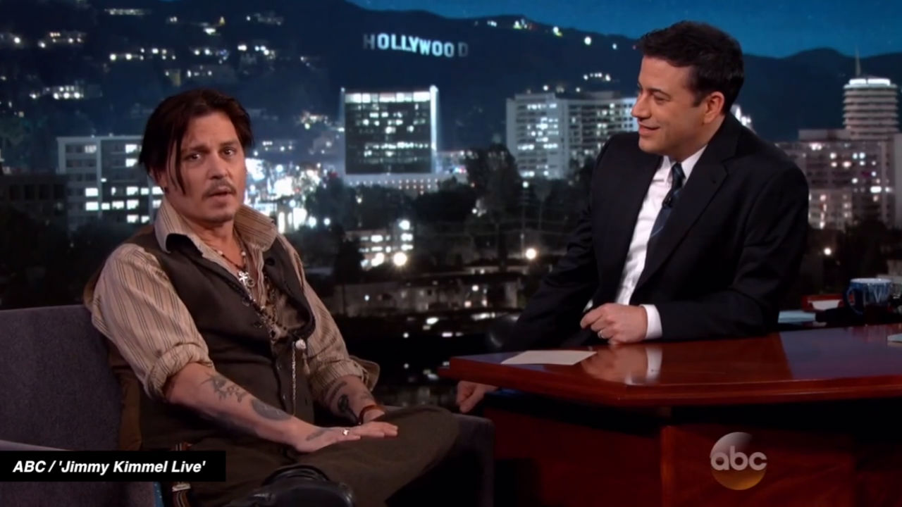 Johnny Depp on Jimmy Kimmel Live