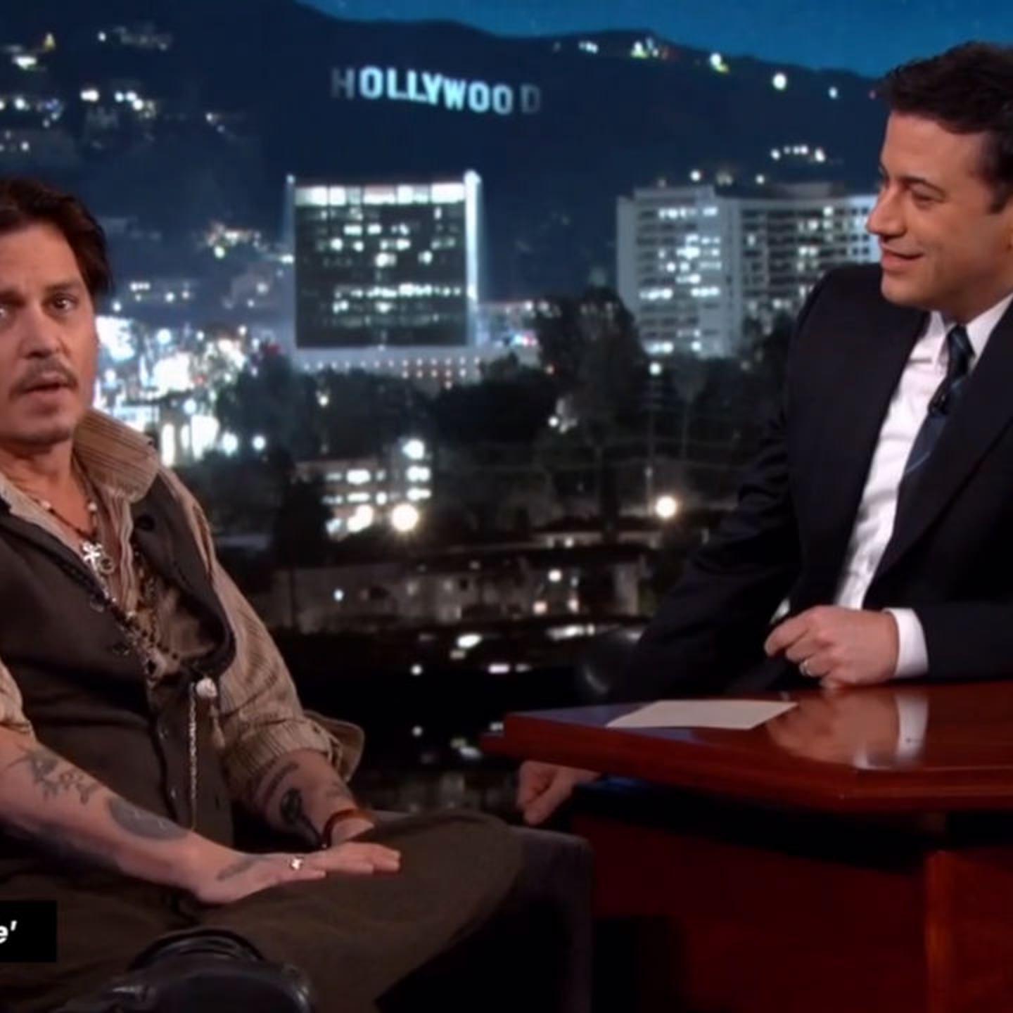 Johnny Depp on Jimmy Kimmel Live